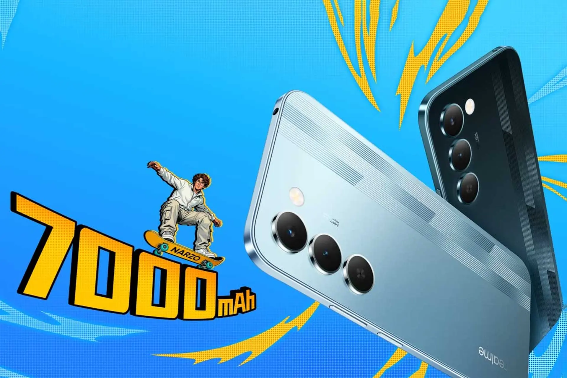 realme Narzo 100 Lite 5G ra mắt: Pin 7.000 mAh, thiết kế bền bỉ nổi bật trong tầm giá rẻ