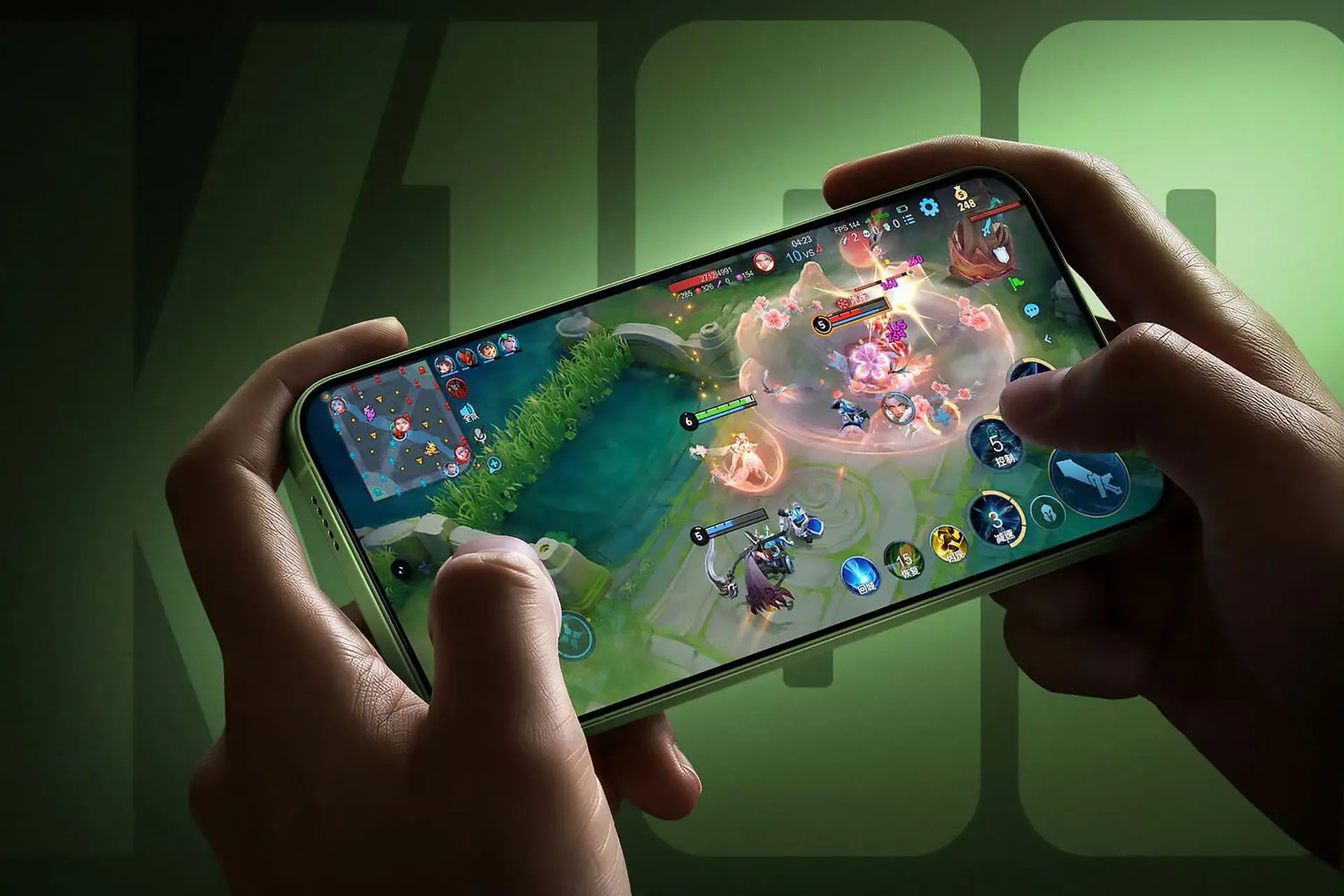 REDMI K100 chơi tất tay cho game thủ: Màn hình 165 Hz, hơn 40 tựa game chạy 165 FPS gốc