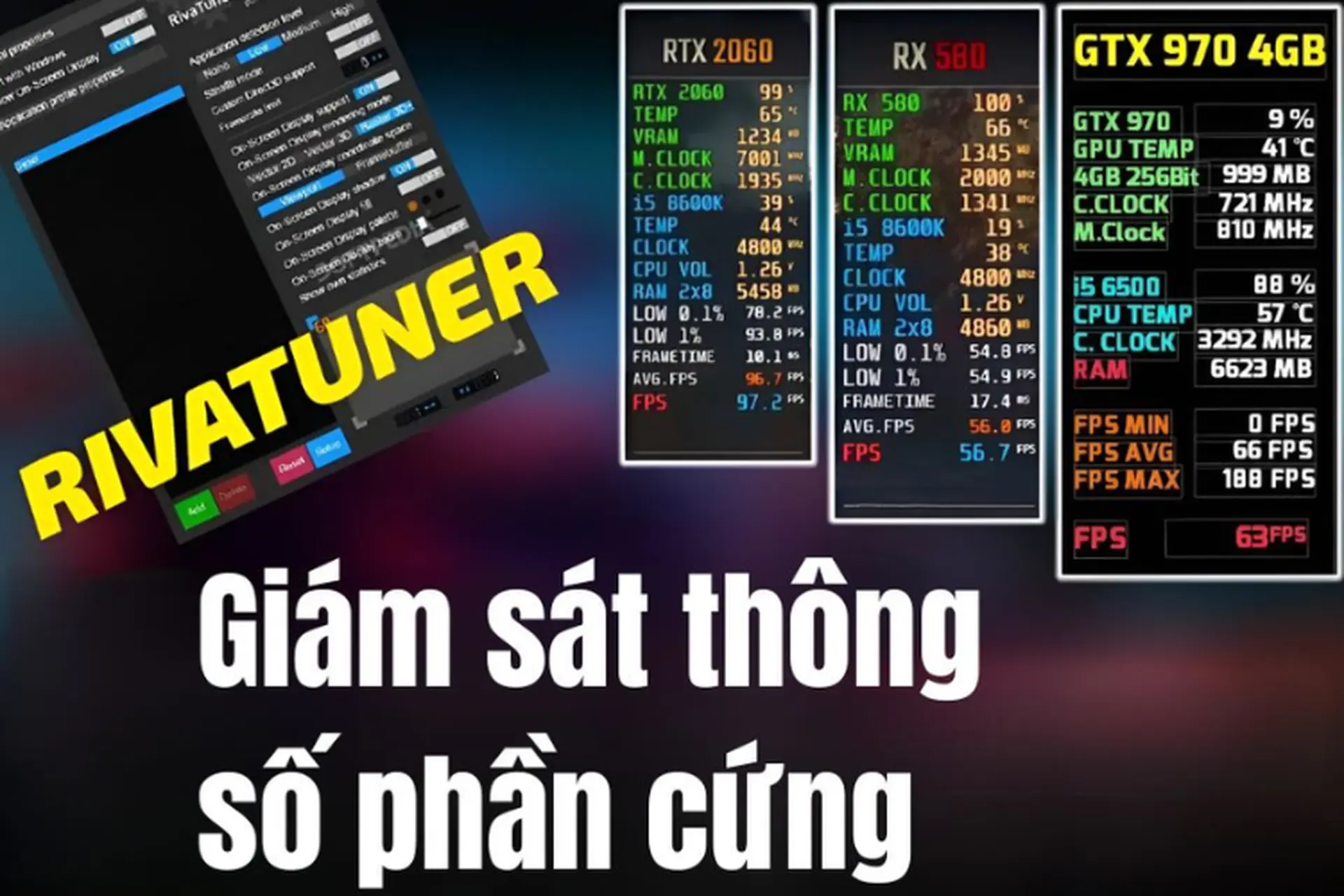 RivaTuner là gì? Khám phá công dụng, tính năng nổi bật và cách sử dụng phần mềm hiệu quả  