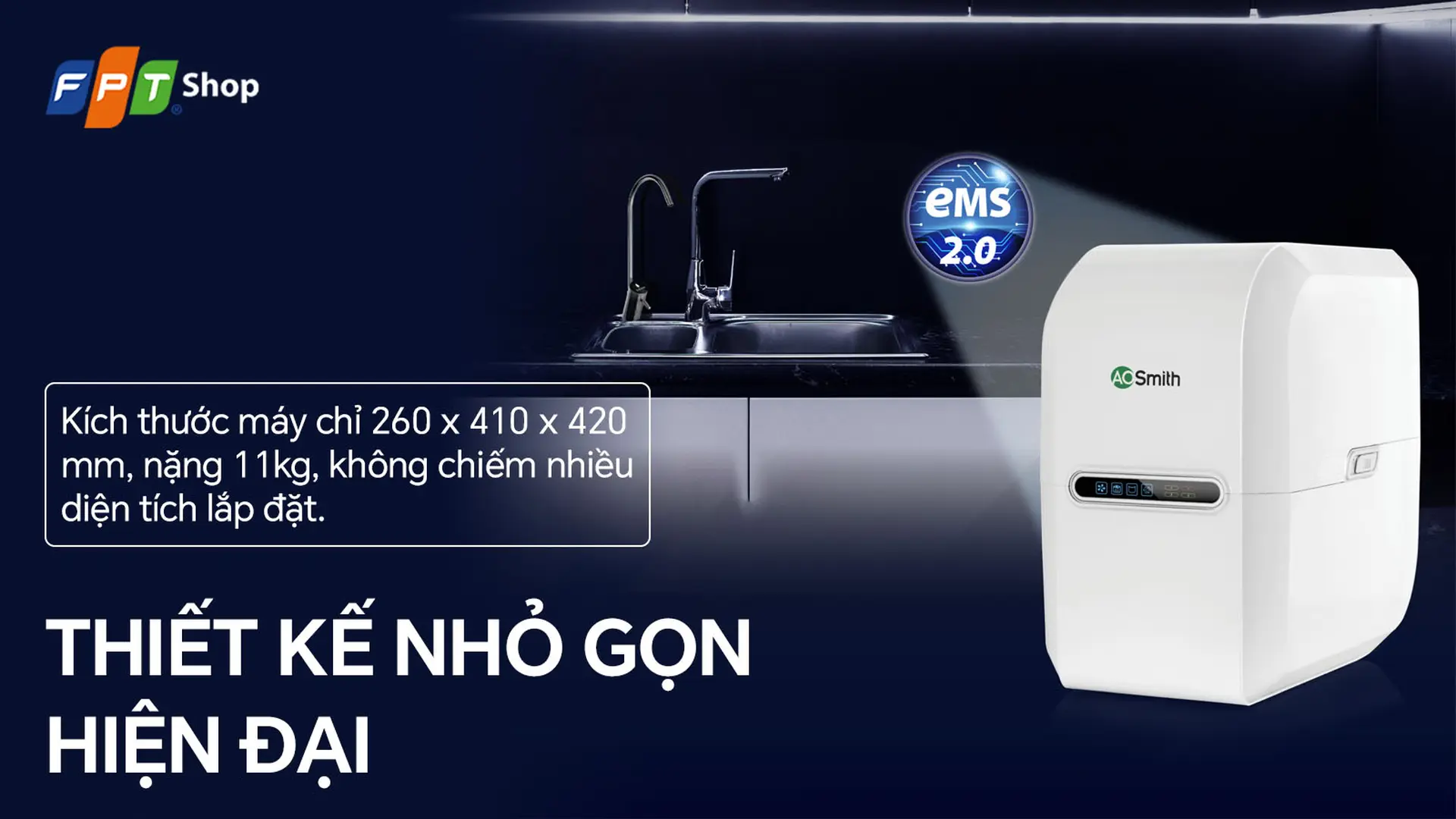 Máy lọc nước RO A.O. Smith G2 5 lõi
