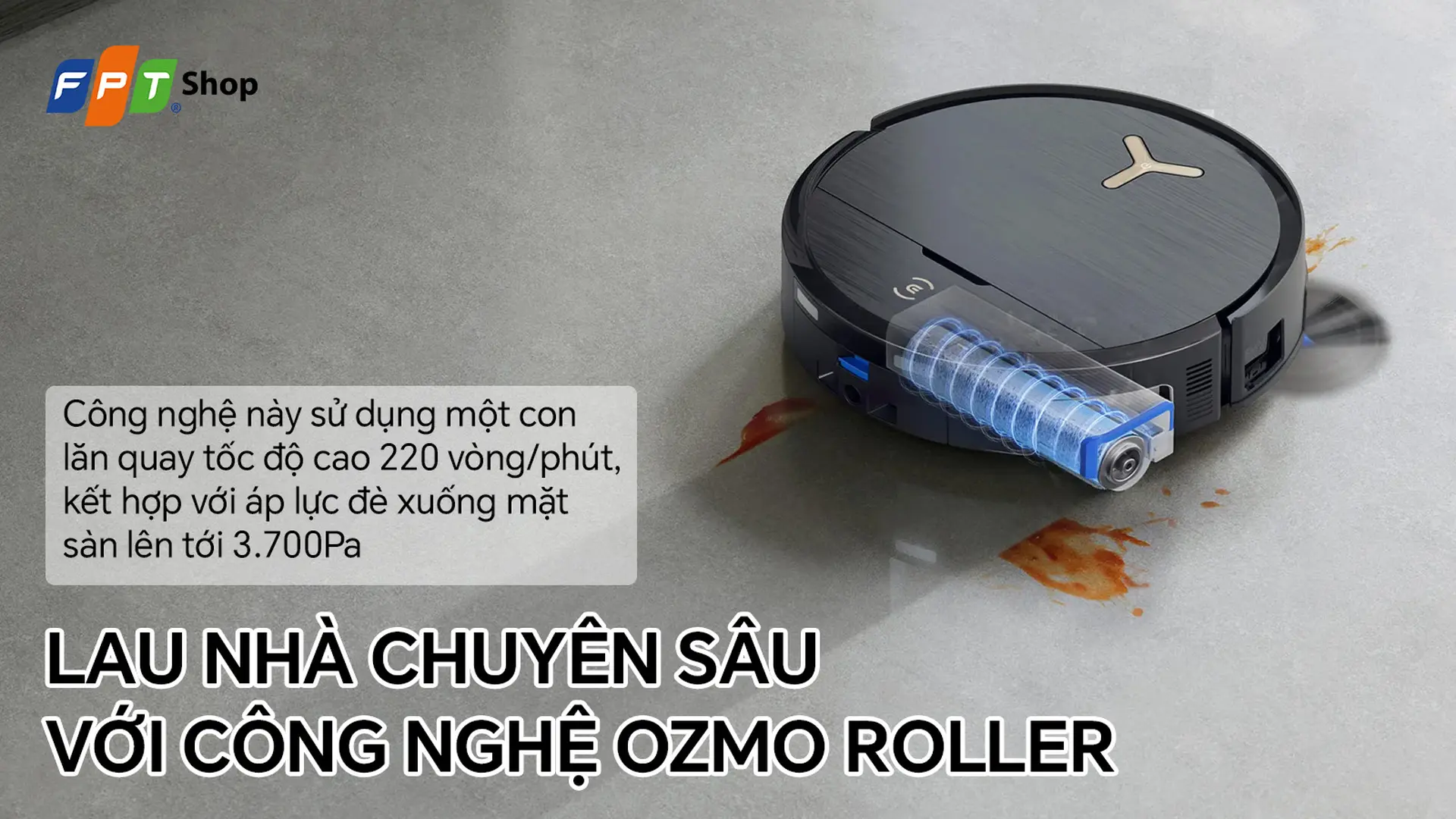 Robot hút bụi lau nhà Ecovacs X9 Pro Omni Đen