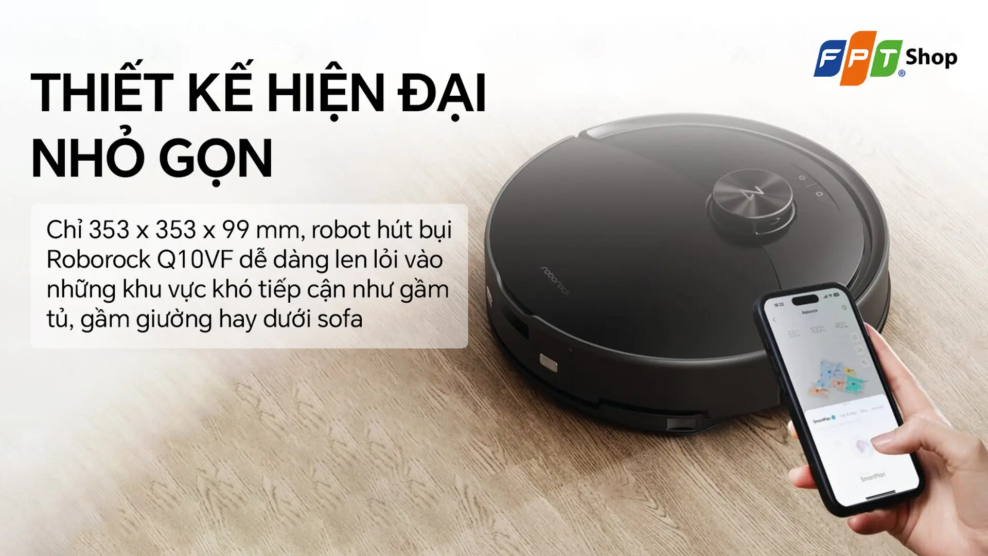 Robot hút bụi lau nhà Roborock Q10VF