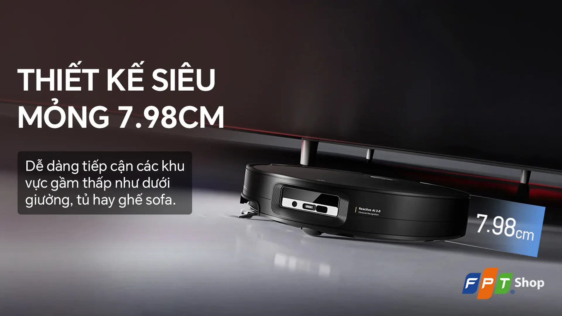 Robot hút bụi lau nhà Roborock Saros 10