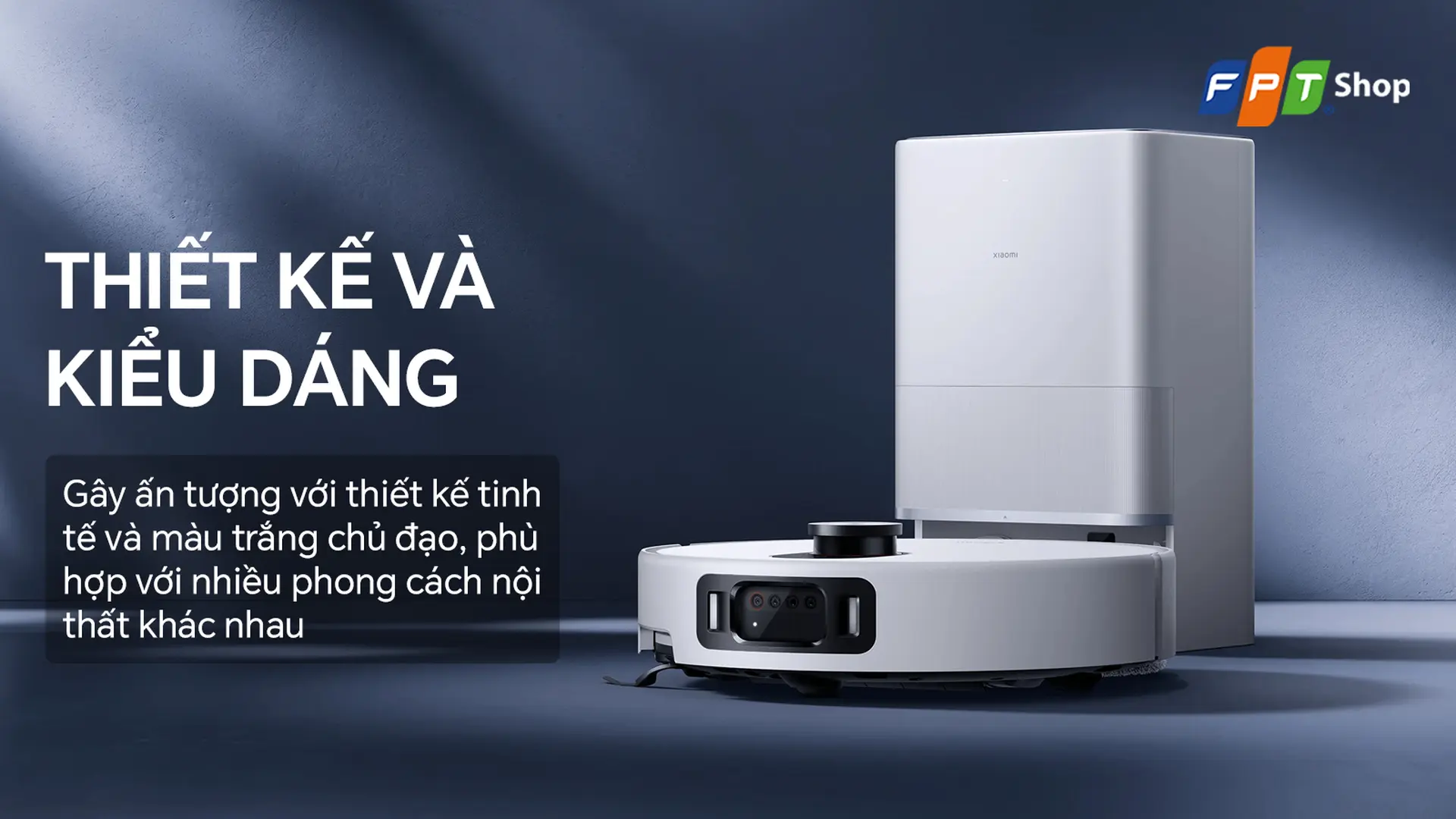 Robot hút bụi lau nhà Xiaomi Vacuum 5 Pro EU