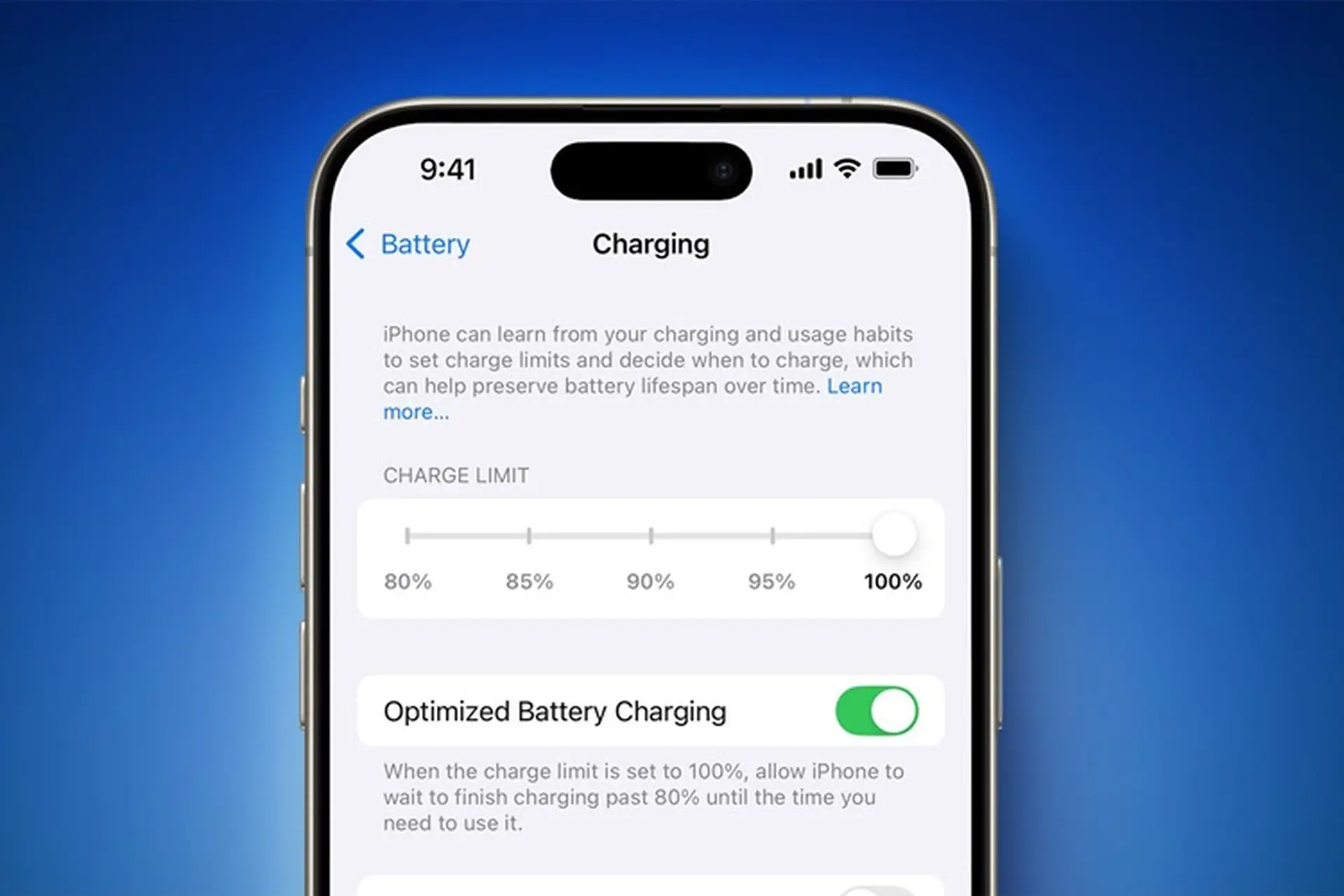 Sạc pin được tối ưu hóa trên iPhone là gì? Cách bật/tắt tính năng này cực dễ cho người dùng mới