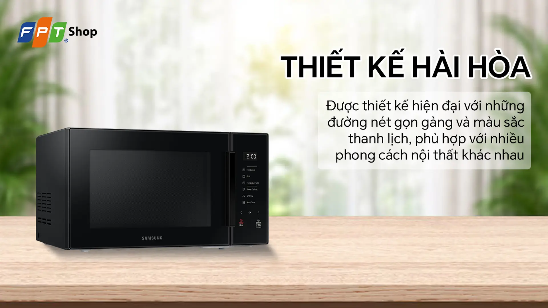 Lò vi sóng Samsung 30 lít MG30T5018CK/BL