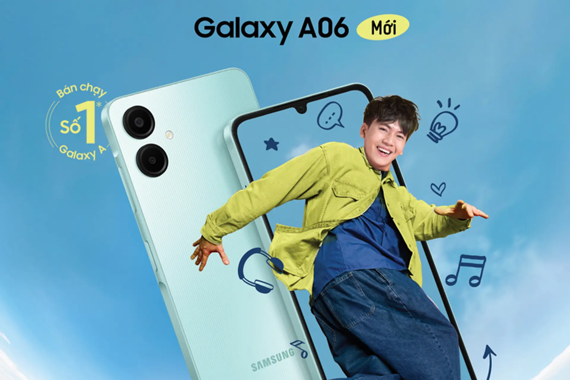 Samsung Galaxy A06 ra mắt: Chip Helio G85, nâng cấp màn hình đáng giá