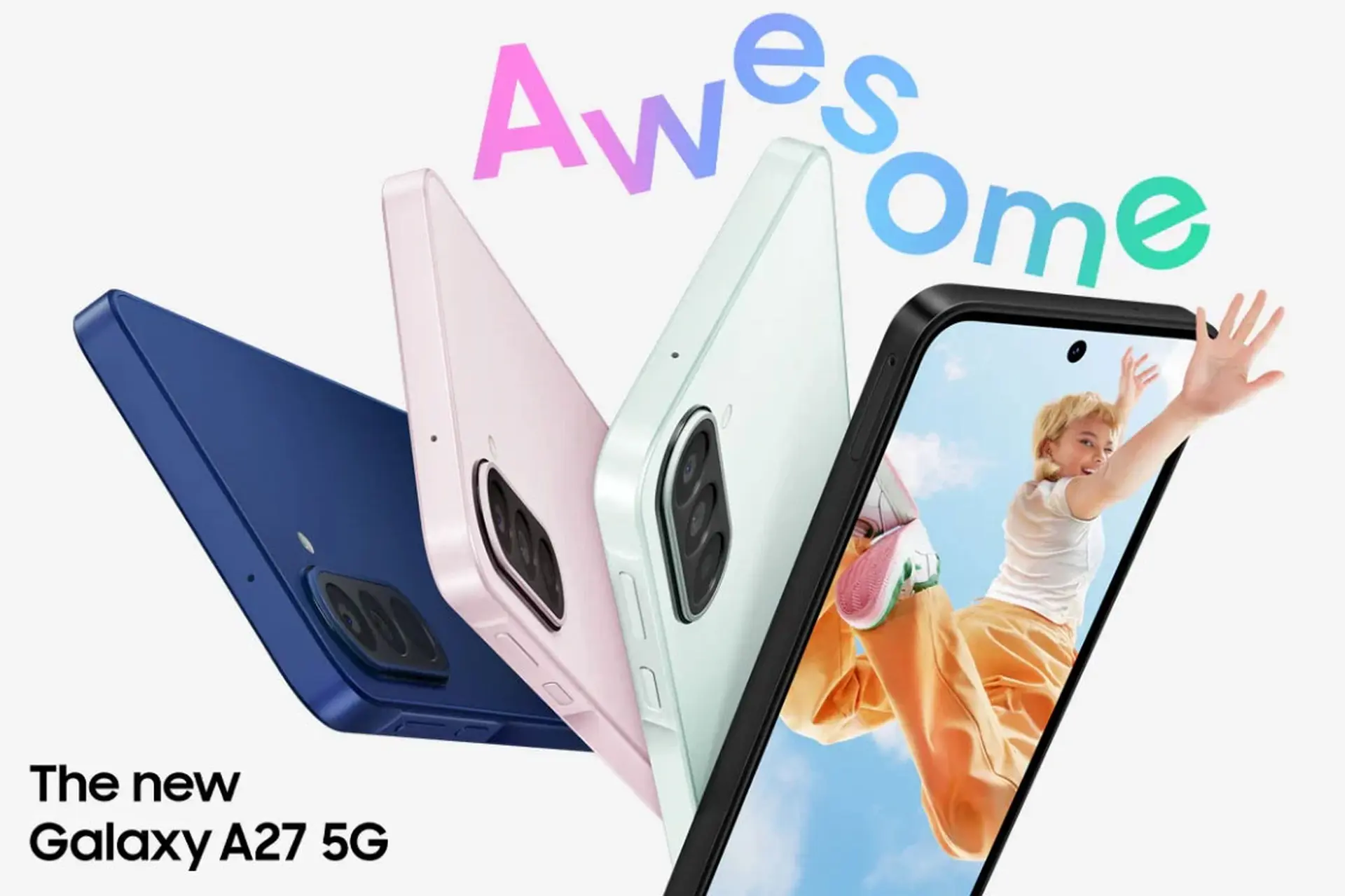 Samsung Galaxy A27 5G ra mắt: Màn hình Super AMOLED 120 Hz, cập nhật đến năm 2032