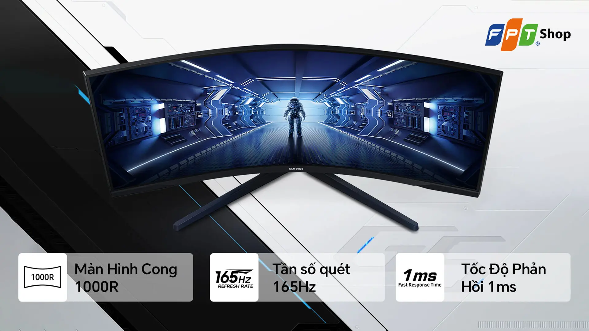 Màn hình Gaming Samsung Odyssey G5 LC34G55TWWEXXV/34inch WQHD (3440x1440)/VA 165Hz