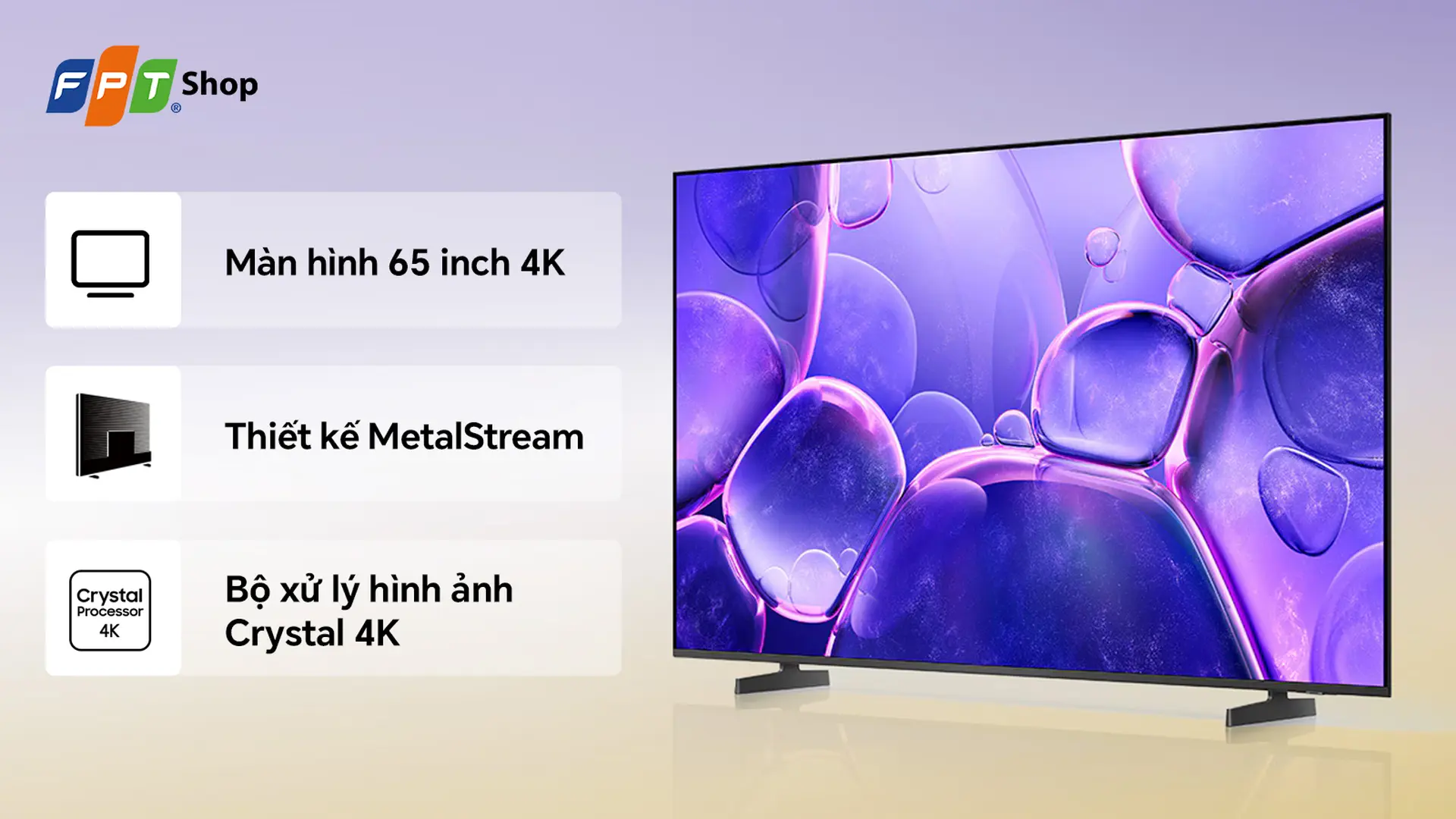 Samsung Smart TV 65 inch 4K UA65U8500F