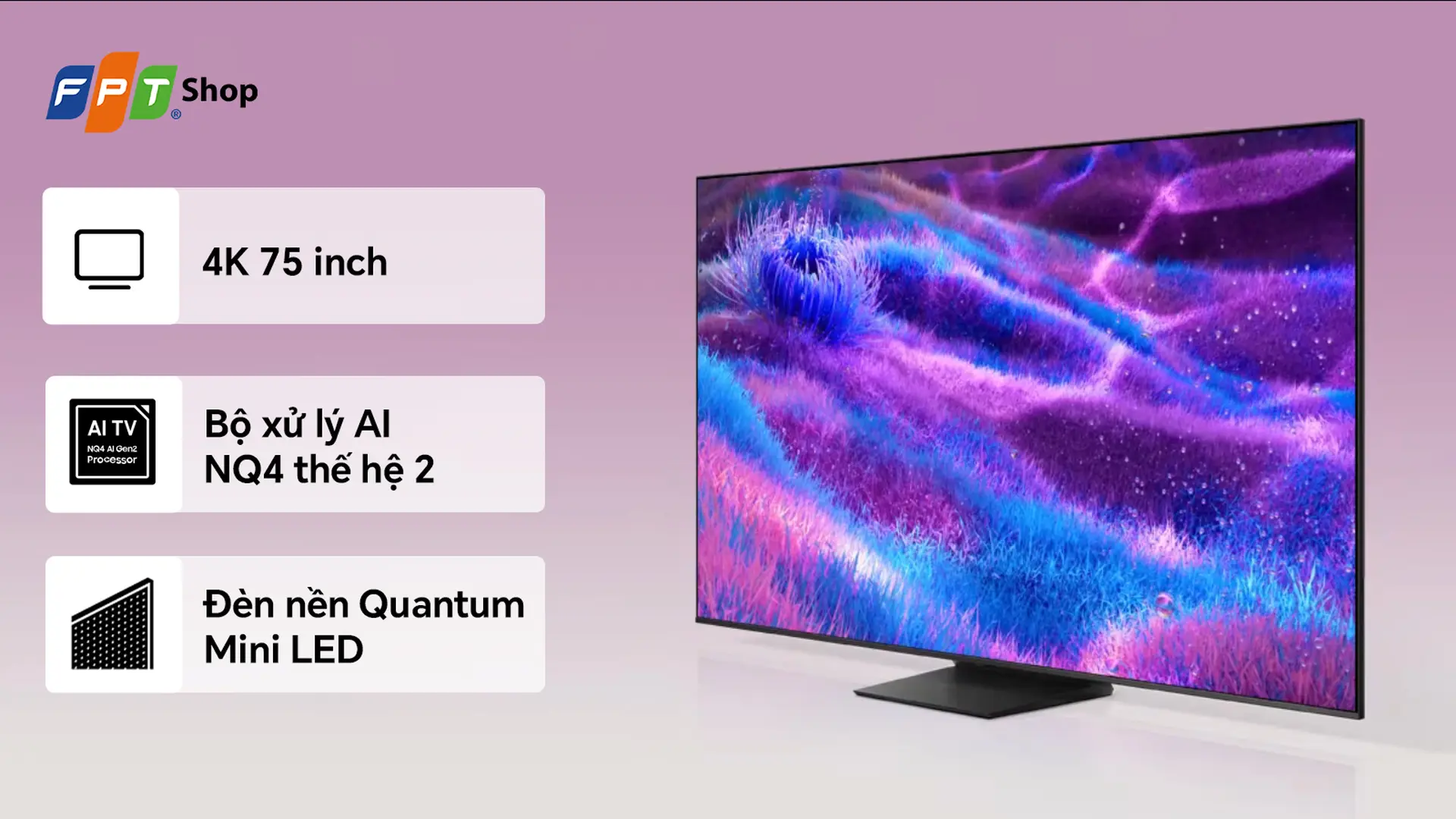 Samsung Smart AI TV Mini LED 75 inch 4K QA75QN80F