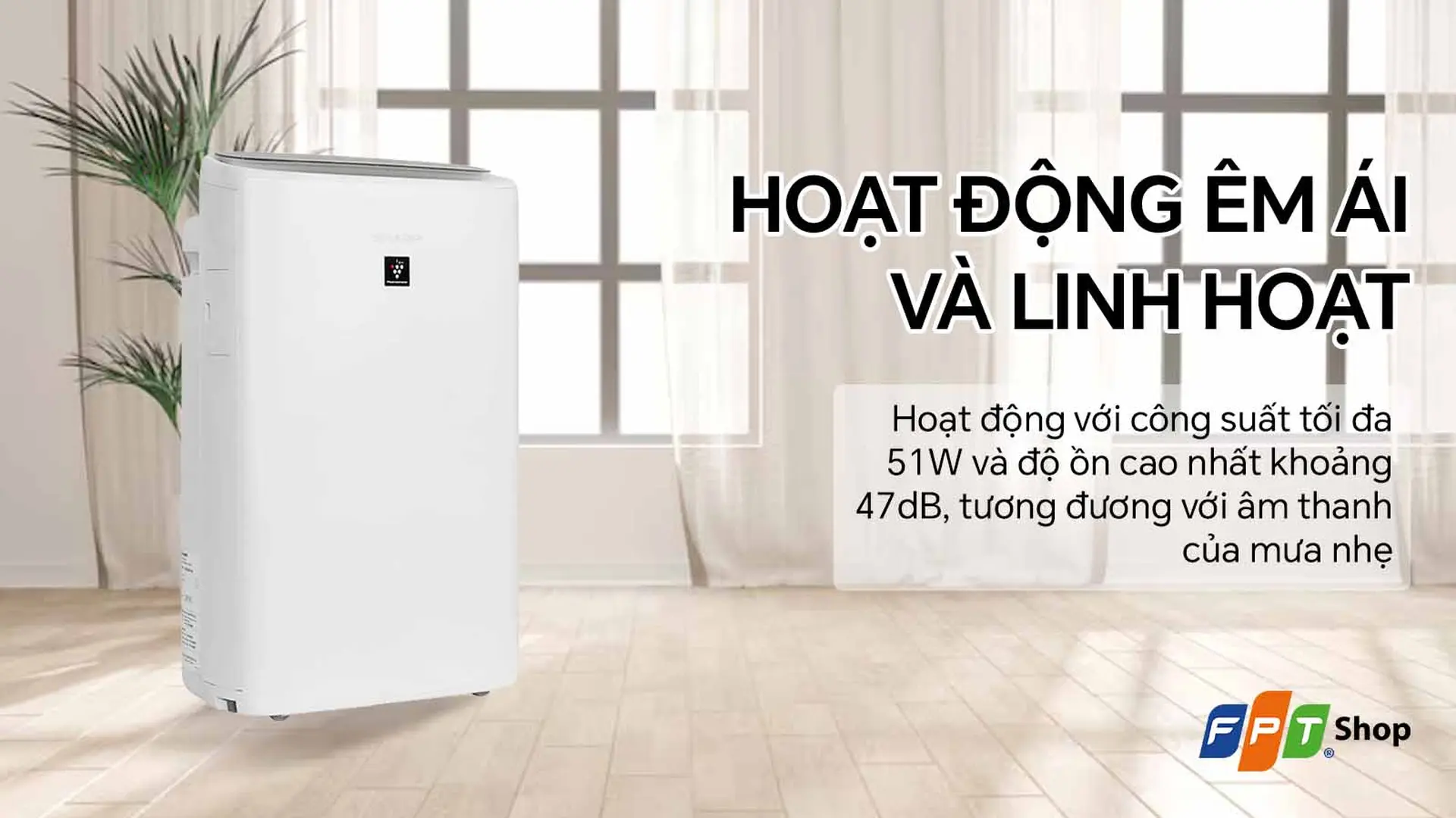 Máy lọc không khí Sharp KI-N50V-W 51W