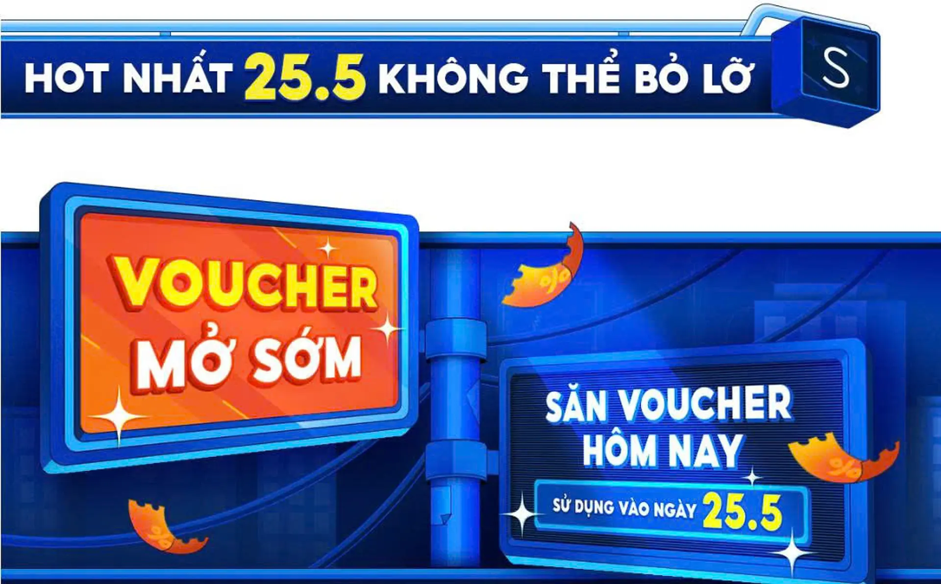 25/05 Sale lương về, săn ngay hàng ngàn voucher hấp dẫn trên gian hàng Shopee của FPT Shop