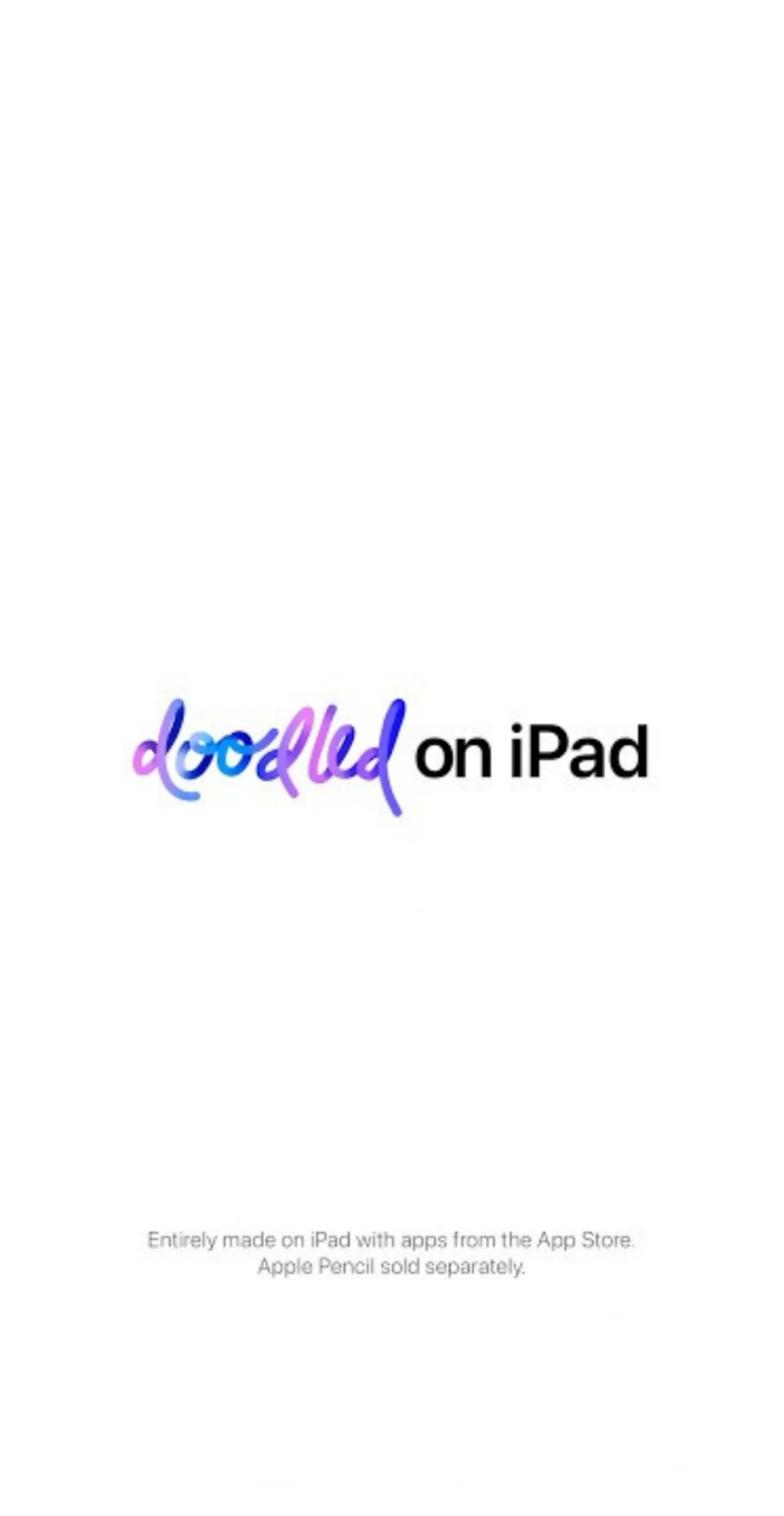 Doodle on iPad