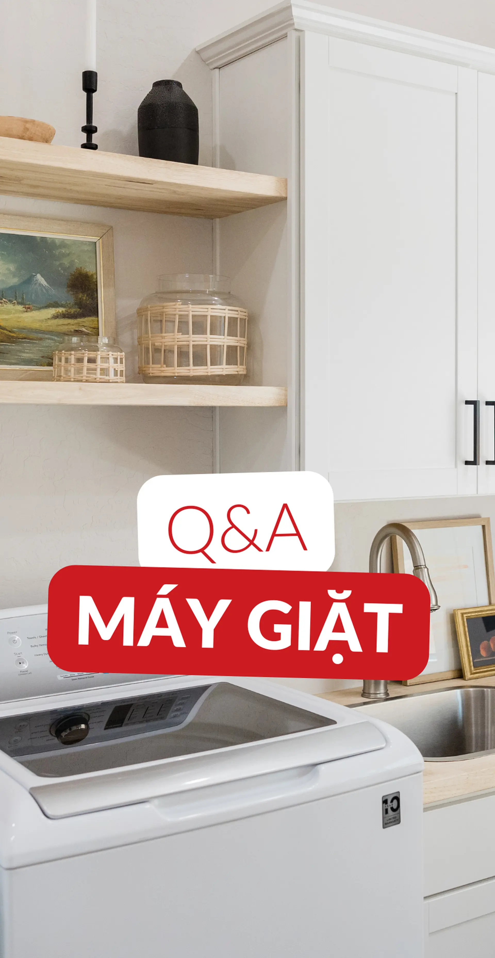 Những câu hỏi thường gặp về máy giặt