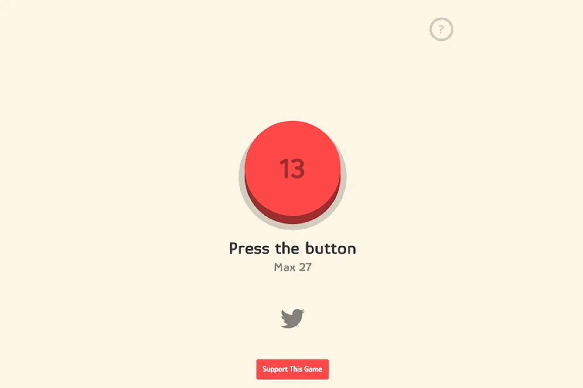 Trò chơi nhấn nút “The Button” hấp dẫn: 1 điểm mỗi lần, nhưng rủi ro tăng dần - Bạn dám chơi tới đâu?