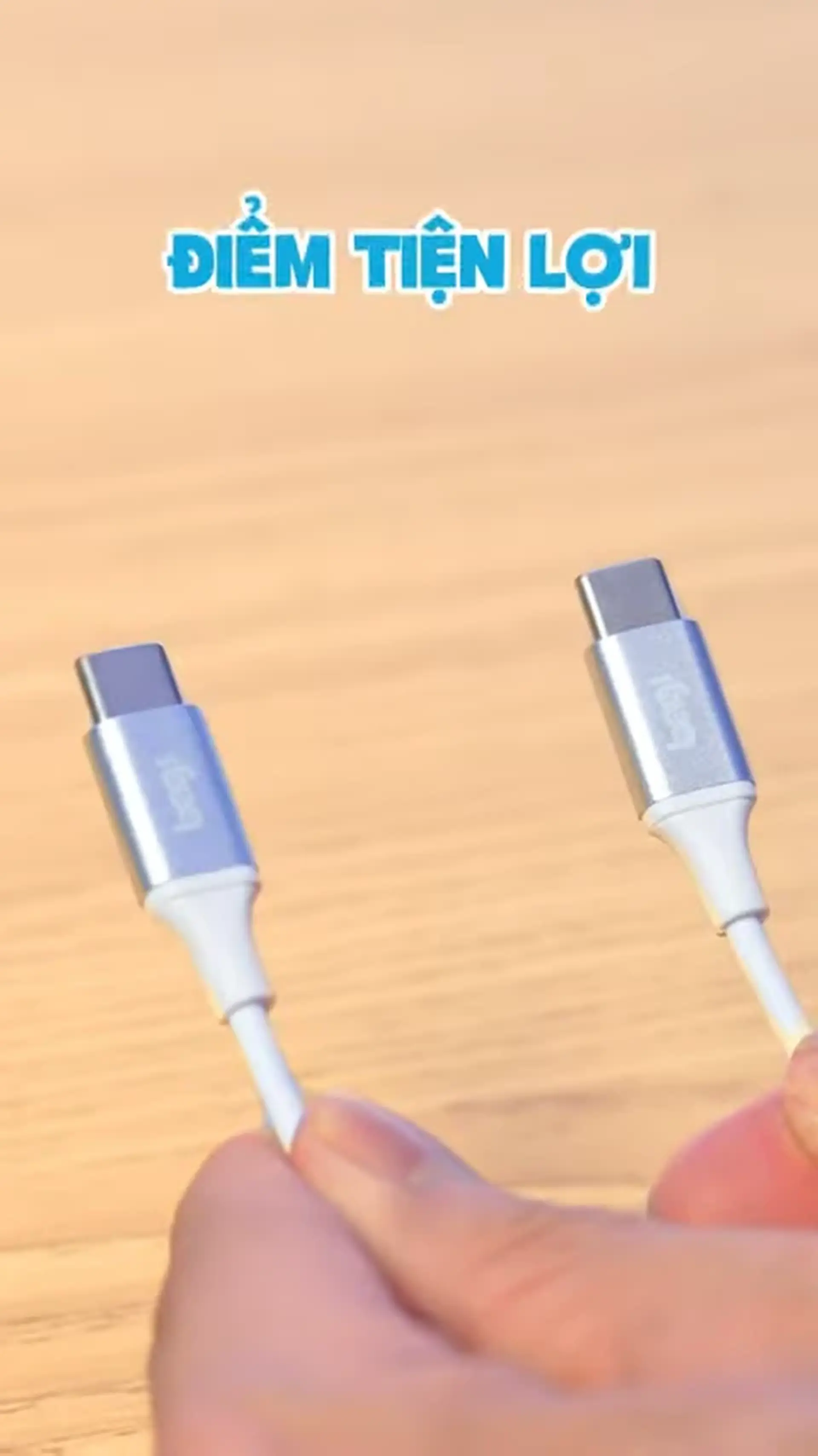 Dây sạc C to C giá chỉ 2 bát phở siêu NGON nhà Bagi