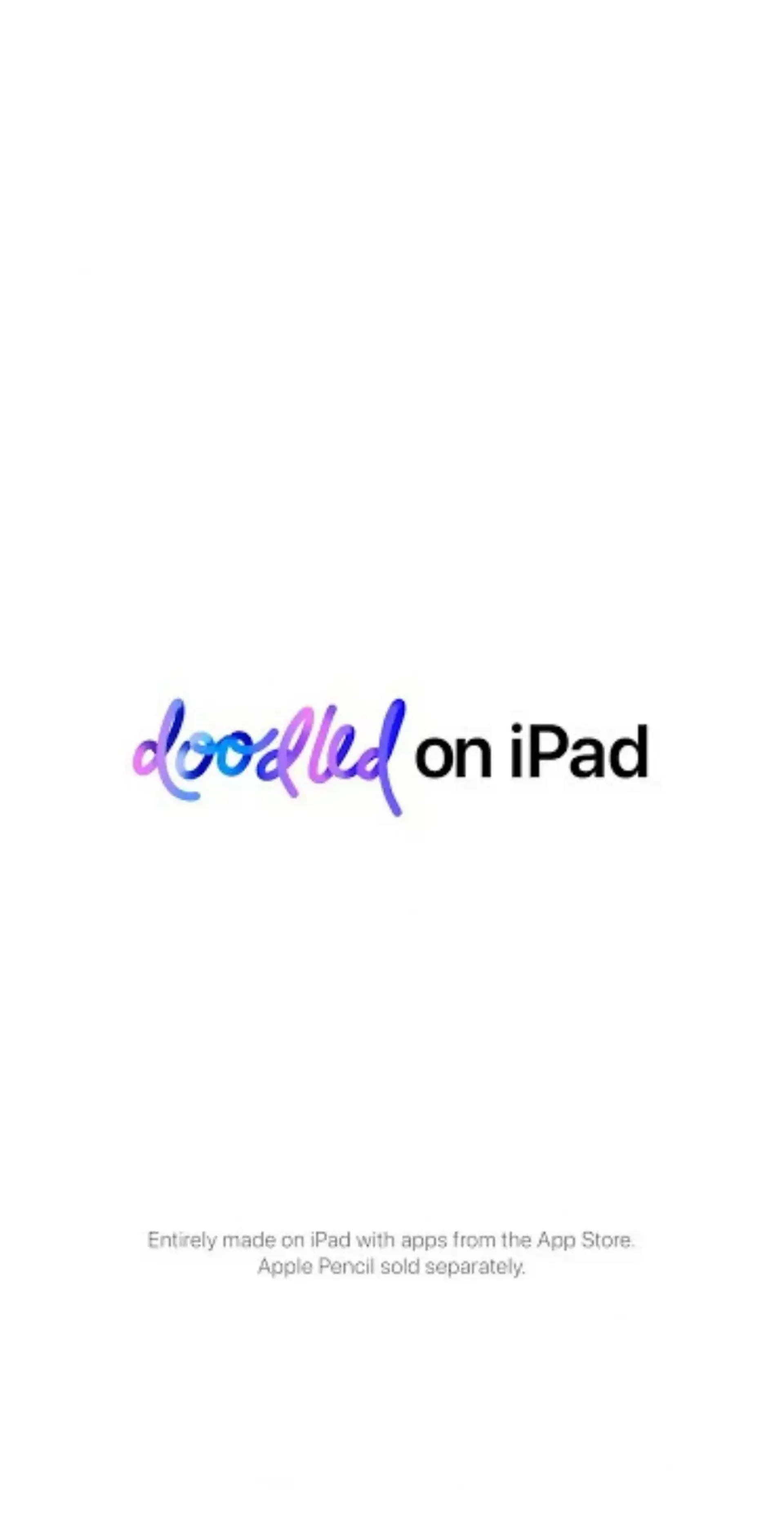 Doodle on iPad