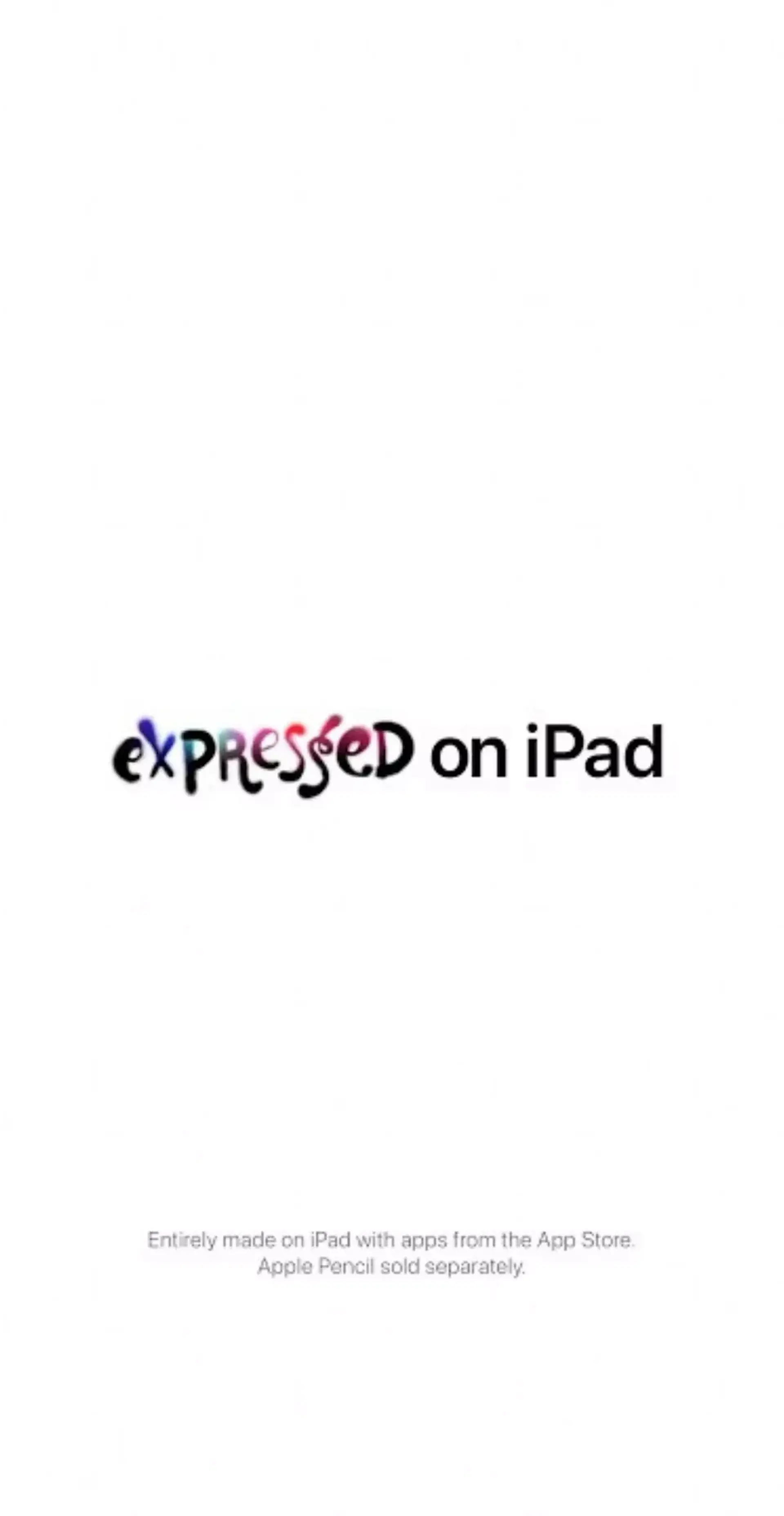 Expressed on iPad