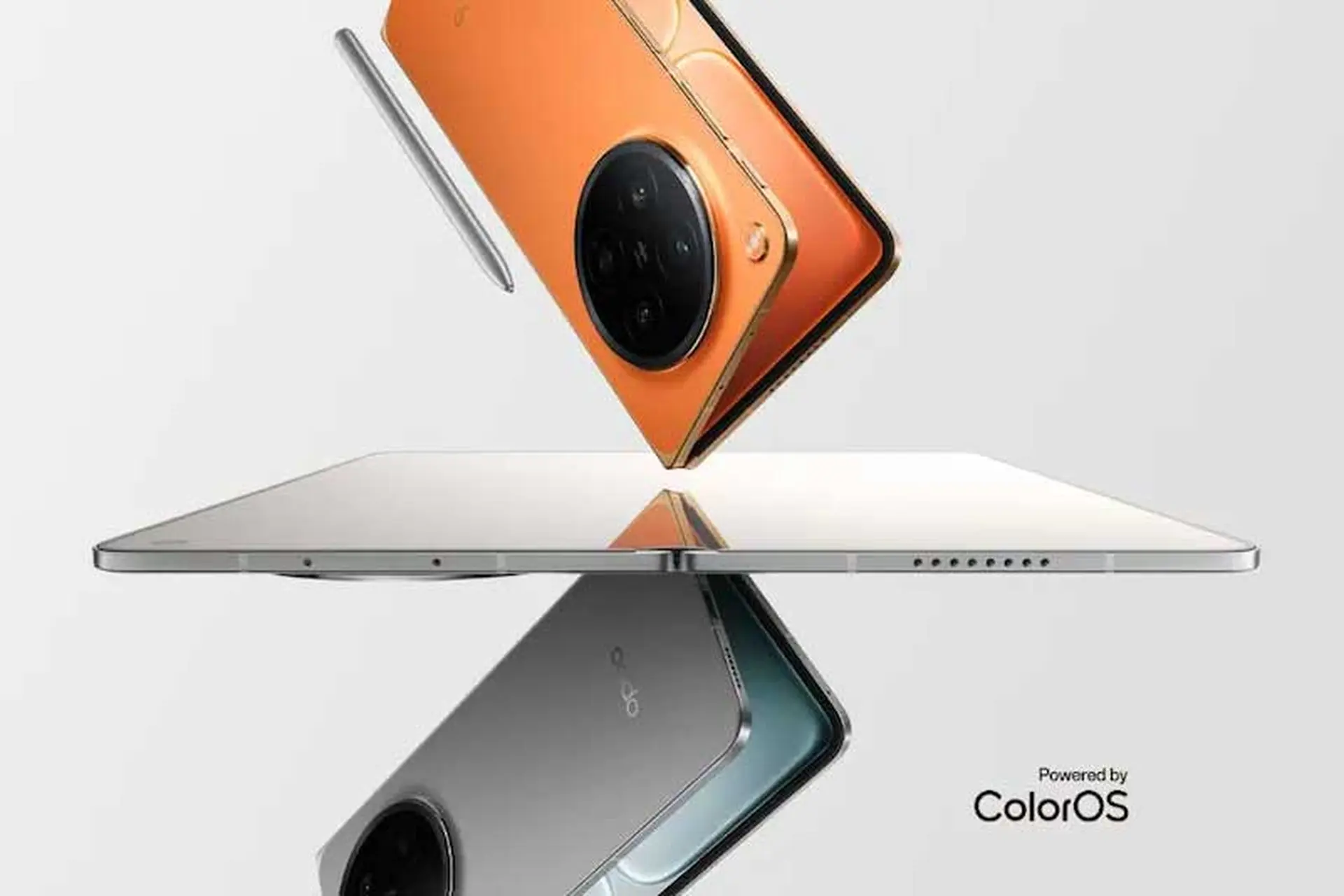 OPPO Find N6 nổi bật với hai phiên bản màu sắc Stellar Titanium và Blossom Orange