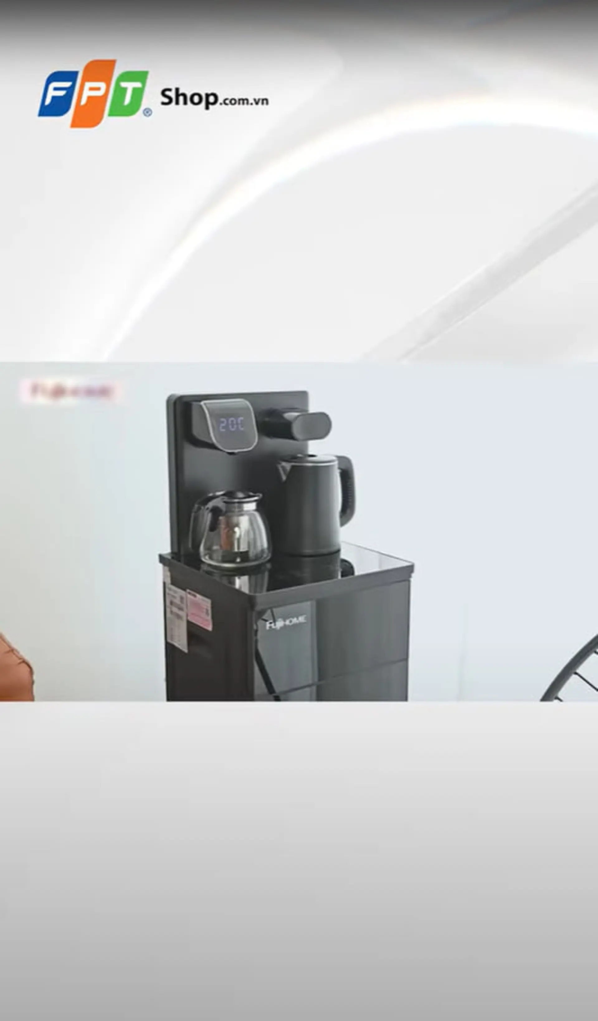 Cây nước nóng lạnh hút bình Fujihome TB110E