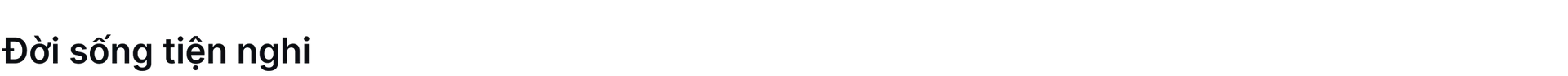 Title - Đời sống tiện nghi