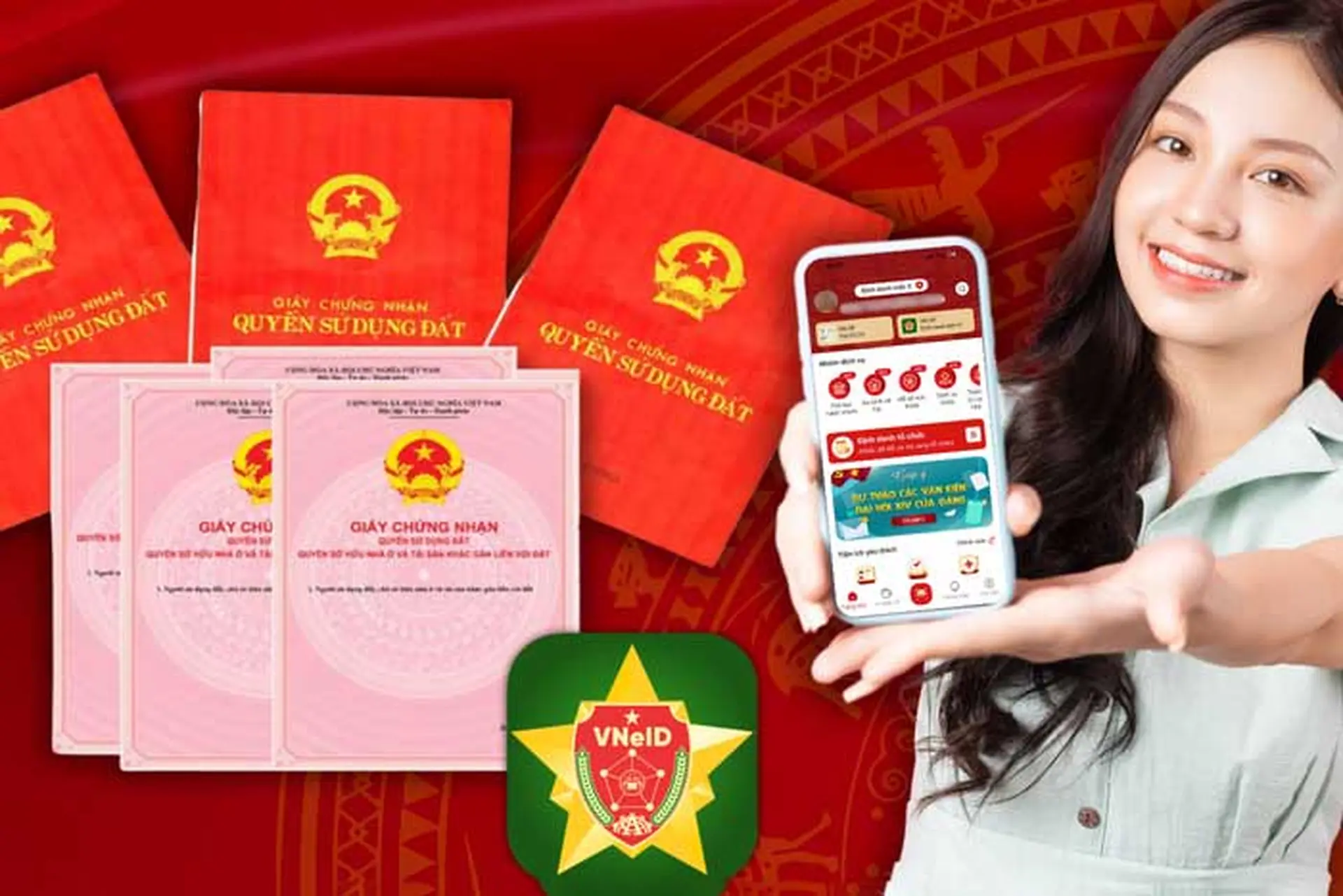 Sổ đỏ trên VNeID xuất hiện trong bản cập nhật mới