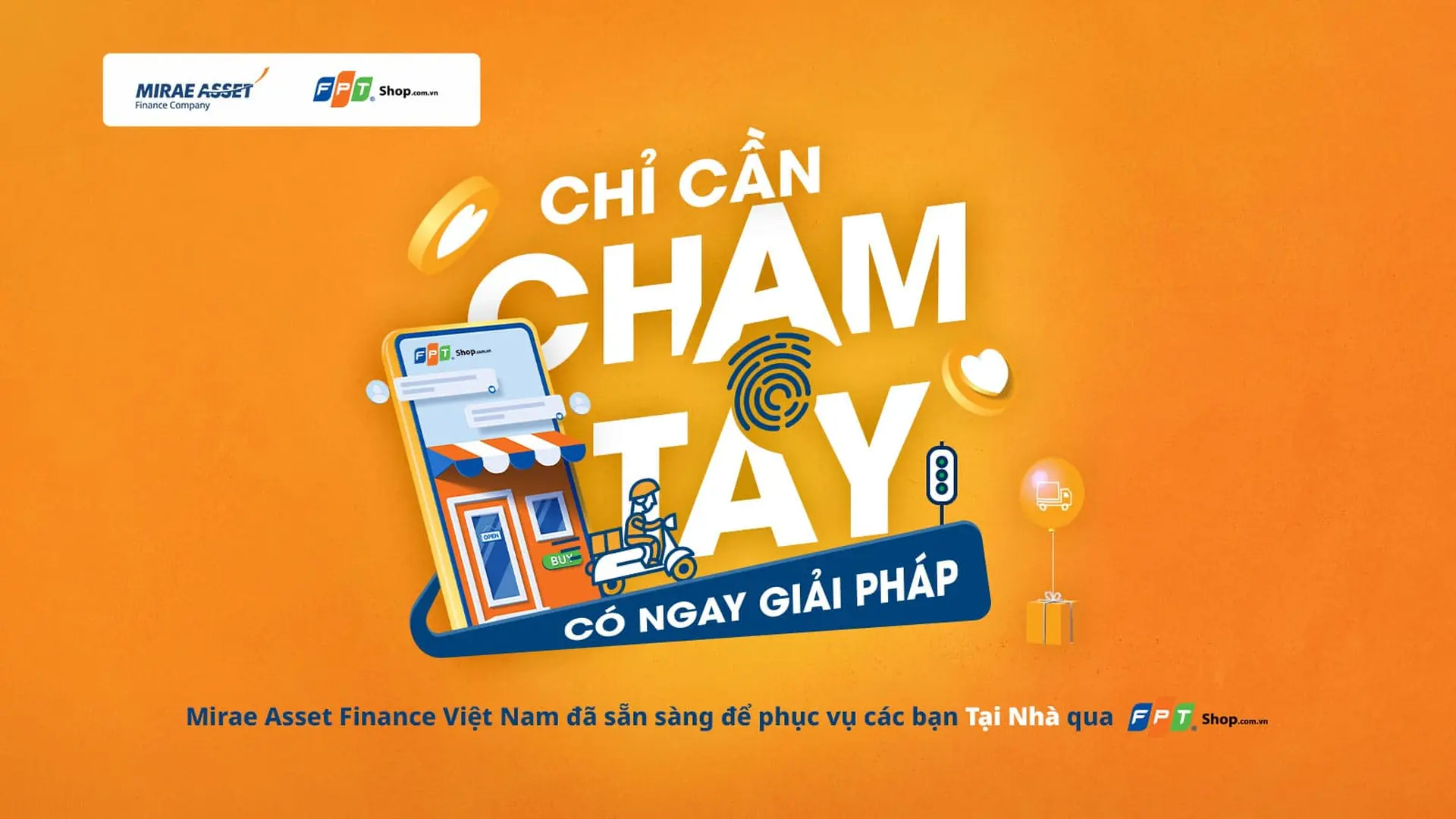 Sở hữu iPhone 16 Series - Khởi đầu từ 20% trả trước, trả góp 0% cùng Mirae Asset tại FPT Shop