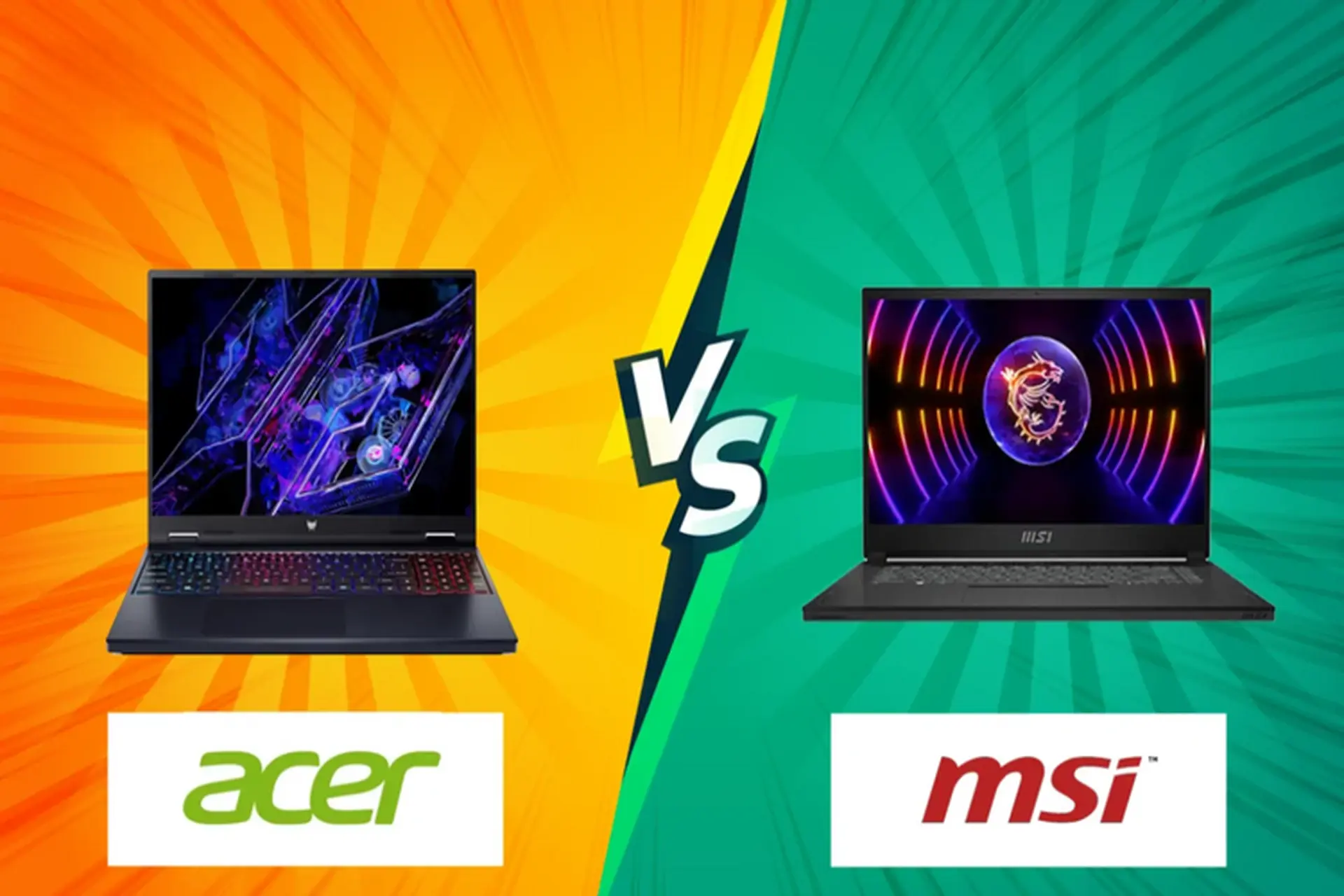 So sánh Acer và MSI: Hai thương hiệu laptop "cân tài cân sức", chọn hãng nào hợp lý hơn?