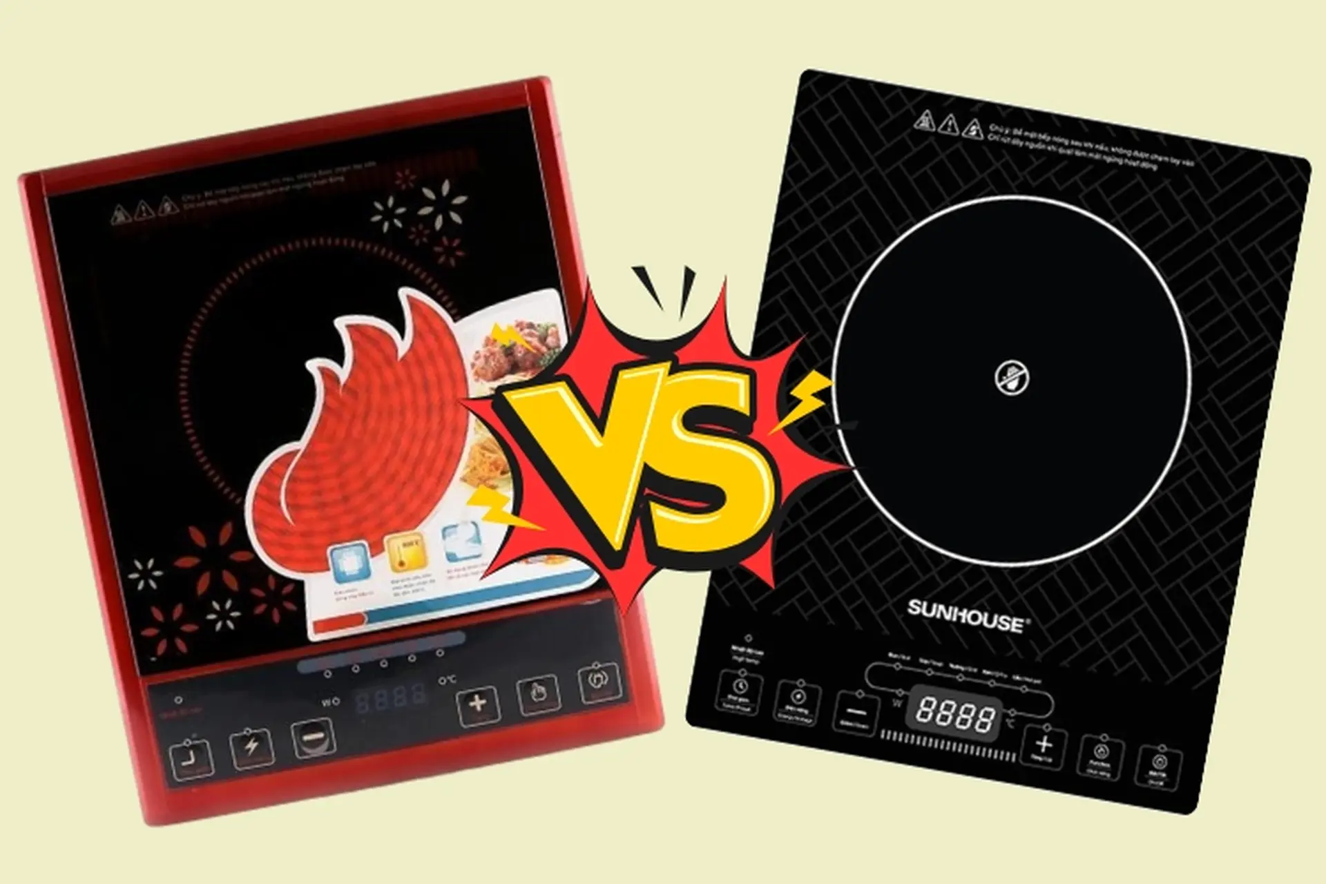 So sánh bếp hồng ngoại Sunhouse SHD6011 và SHD6012: Sản phẩm nào nhiều chức năng và đáng mua hơn?