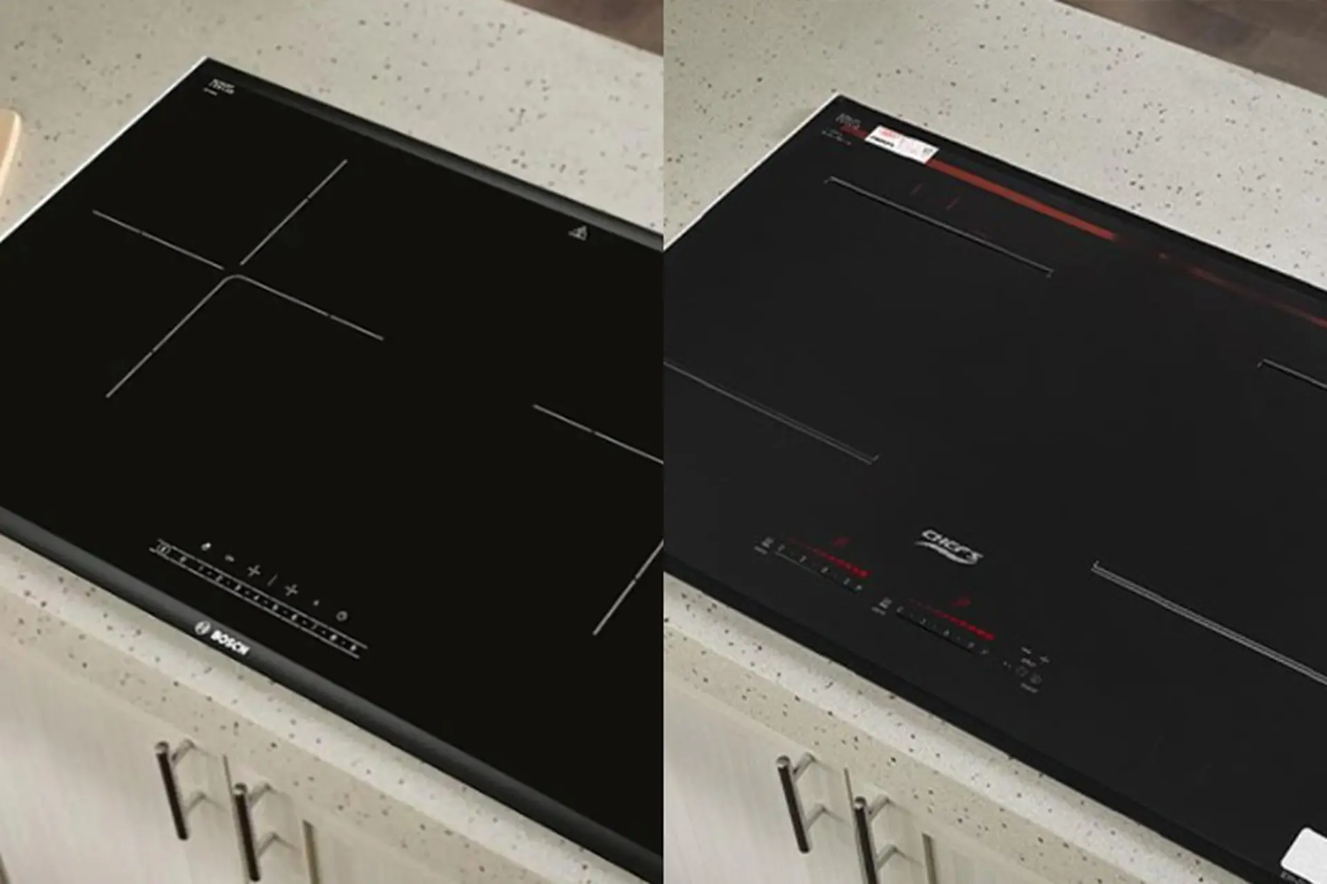 So sánh bếp từ Bosch và Chefs: Nên chọn thương hiệu nào cho gian bếp gia đình?