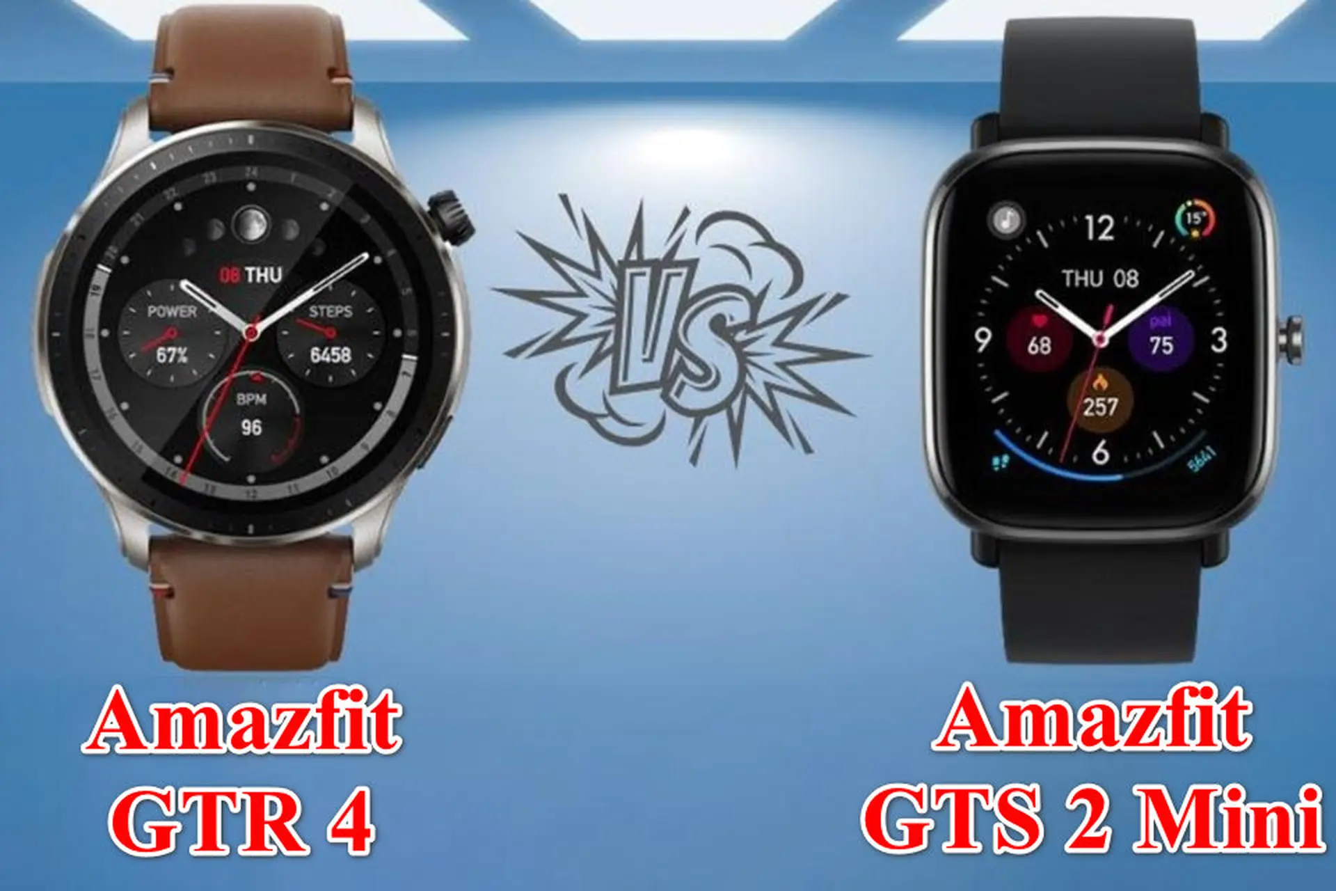 So sánh smartwatch Amazfit GTR 4 và GTS 2 Mini: Đâu là lựa chọn tốt nhất cho bạn?