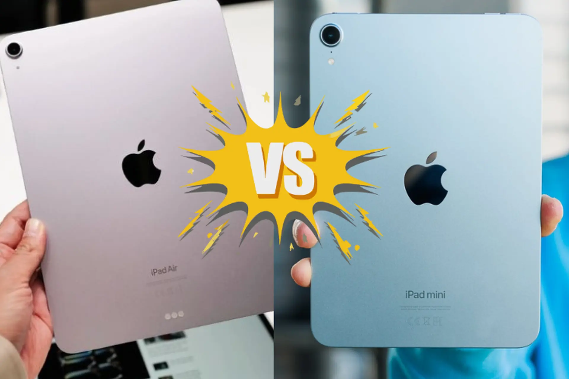 So sánh iPad Air 6 và iPad Mini 7: Nên chọn iPad màn hình lớn hay nhỏ gọn tiện di chuyển?
