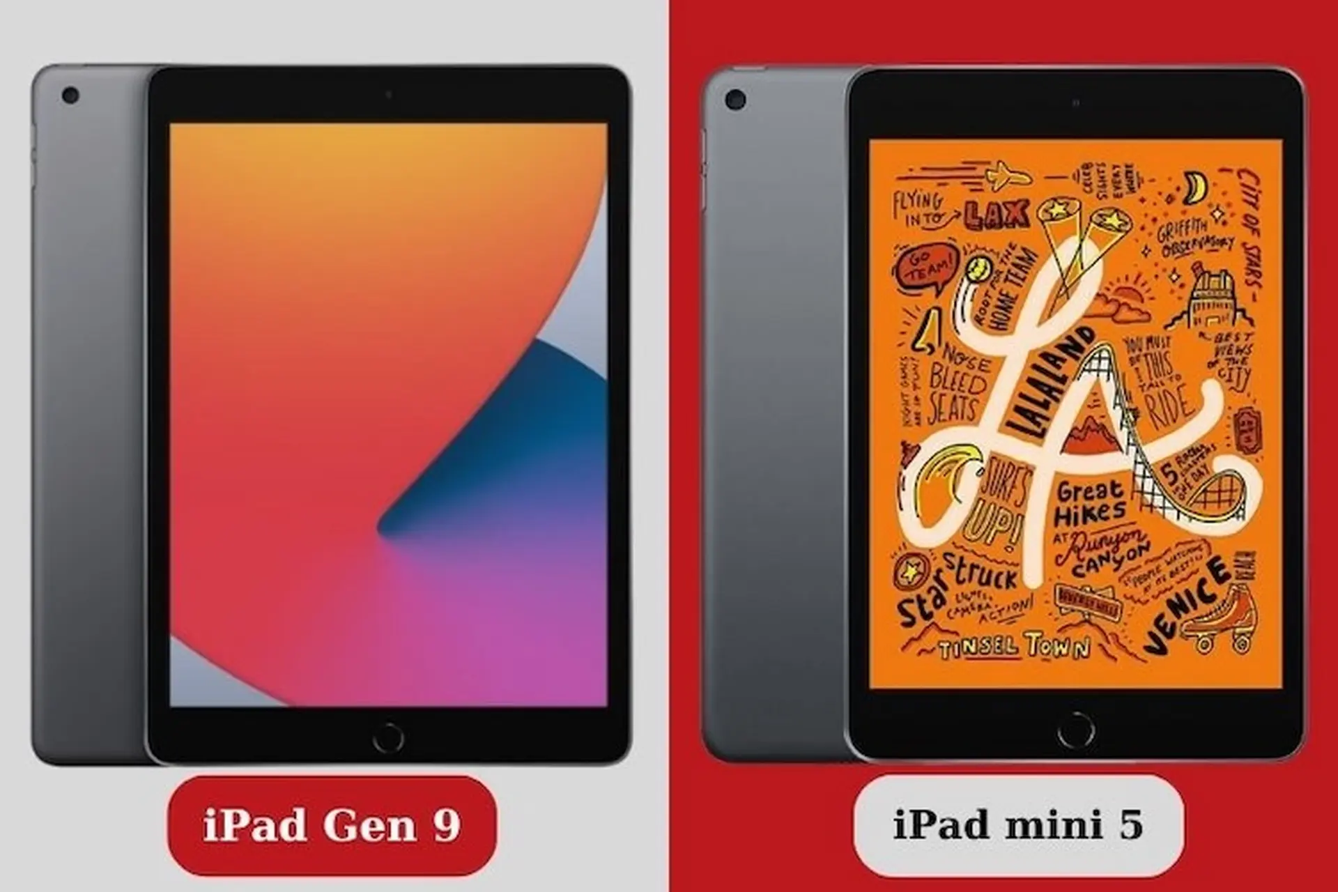 So sánh iPad Mini 5 và iPad Gen 9: Mẫu nào phù hợp với bạn ở hiện tại?