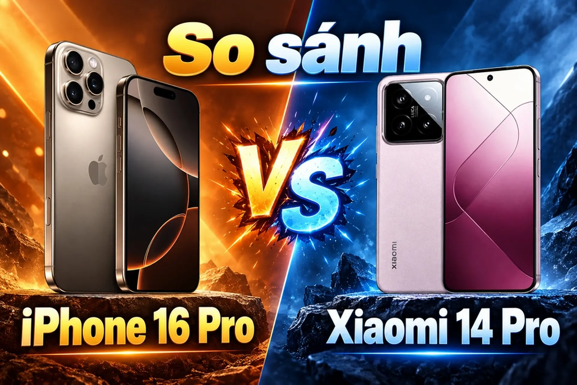 So sánh iPhone 16 Pro và Xiaomi 14 Pro chi tiết: Nên chọn máy nào cho phù hợp?