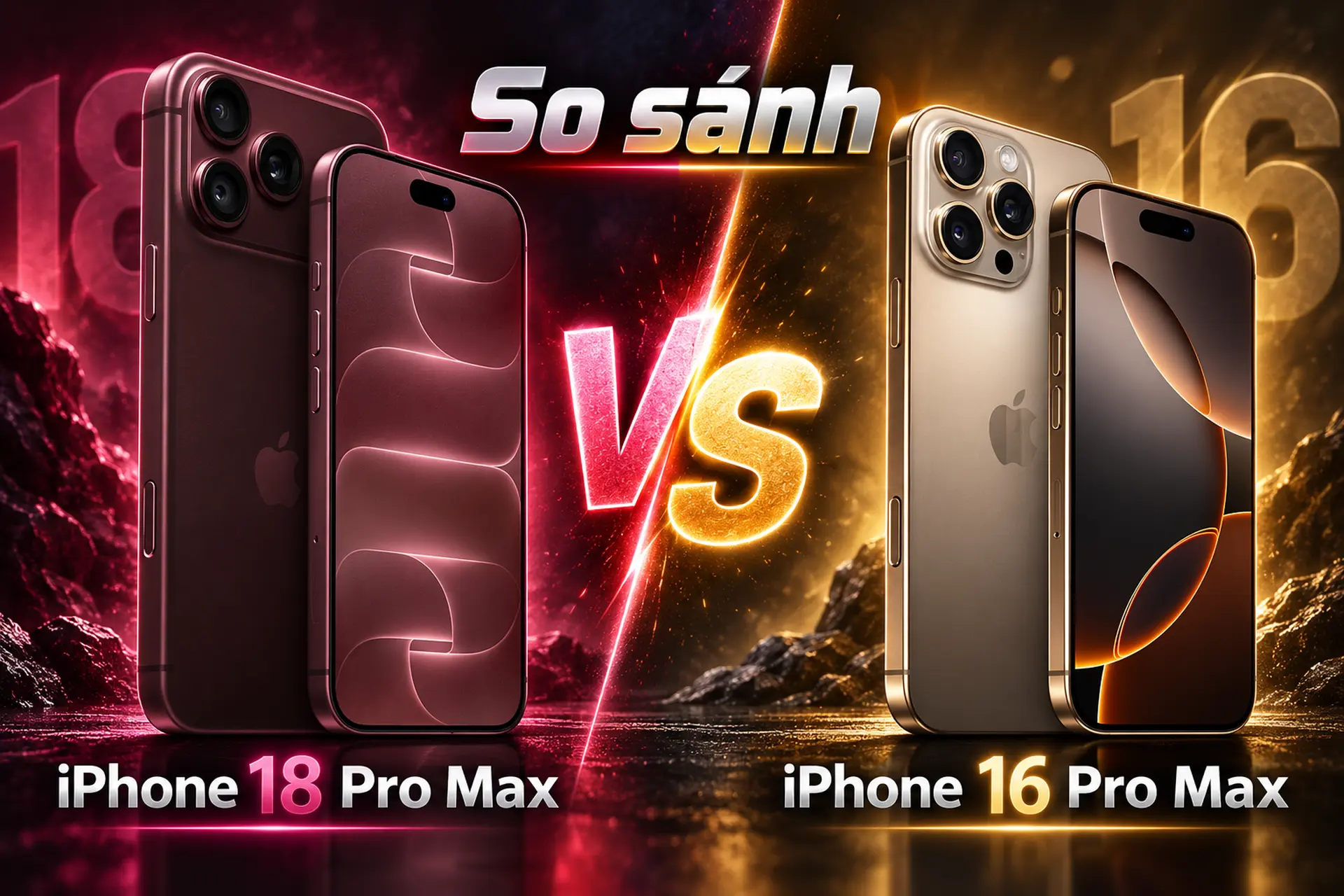 So sánh iPhone 18 Pro Max vs iPhone 16 Pro Max: Khác biệt gì sau 2 thế hệ?