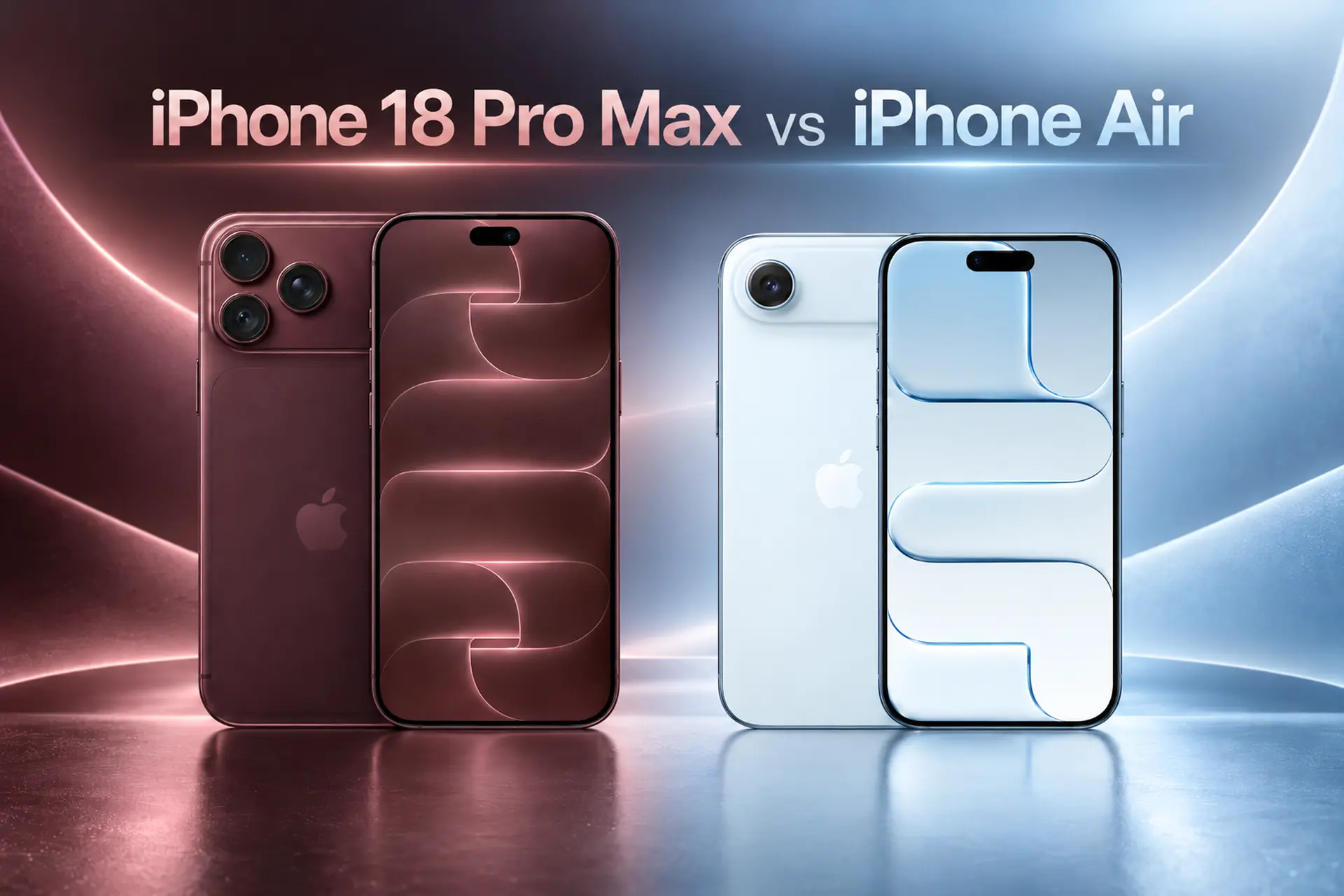So sánh iPhone 18 Pro Max và iPhone Air: Nên chọn hiệu năng mạnh hay sự gọn nhẹ?
