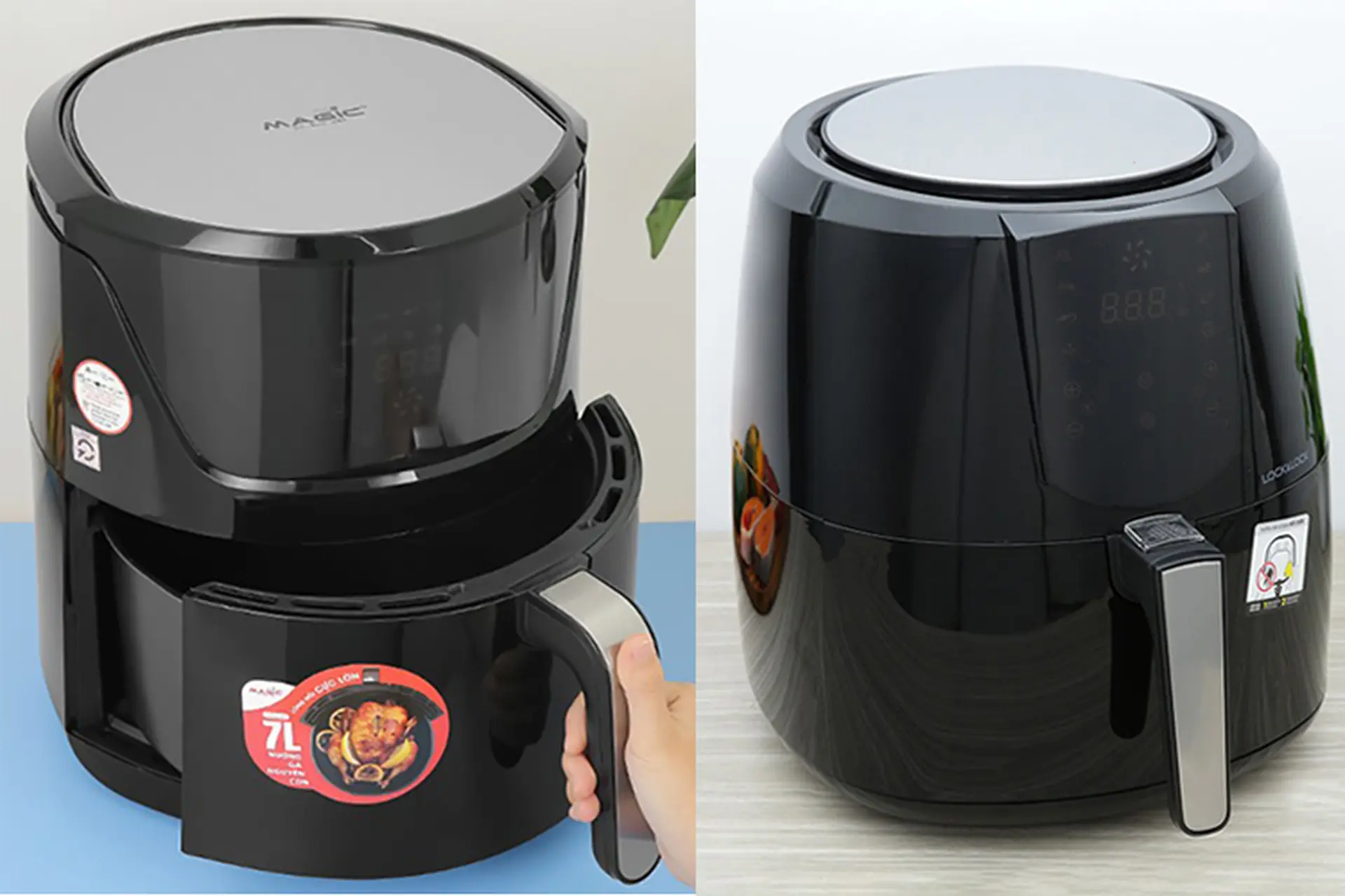 So sánh nồi chiên không dầu Magic và Lock&Lock: Sản phẩm của hãng nào tốt hơn?