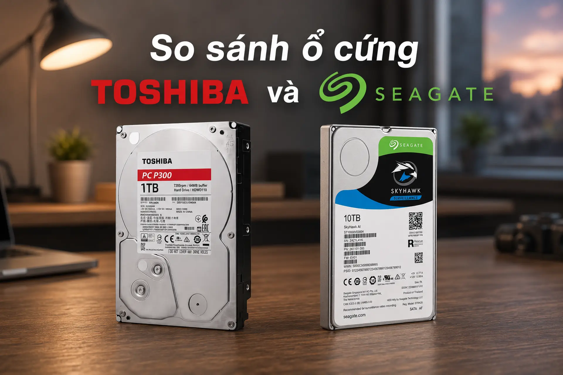So sánh ổ cứng Toshiba và Seagate: Nên chọn HDD nào cho nhu cầu của bạn?