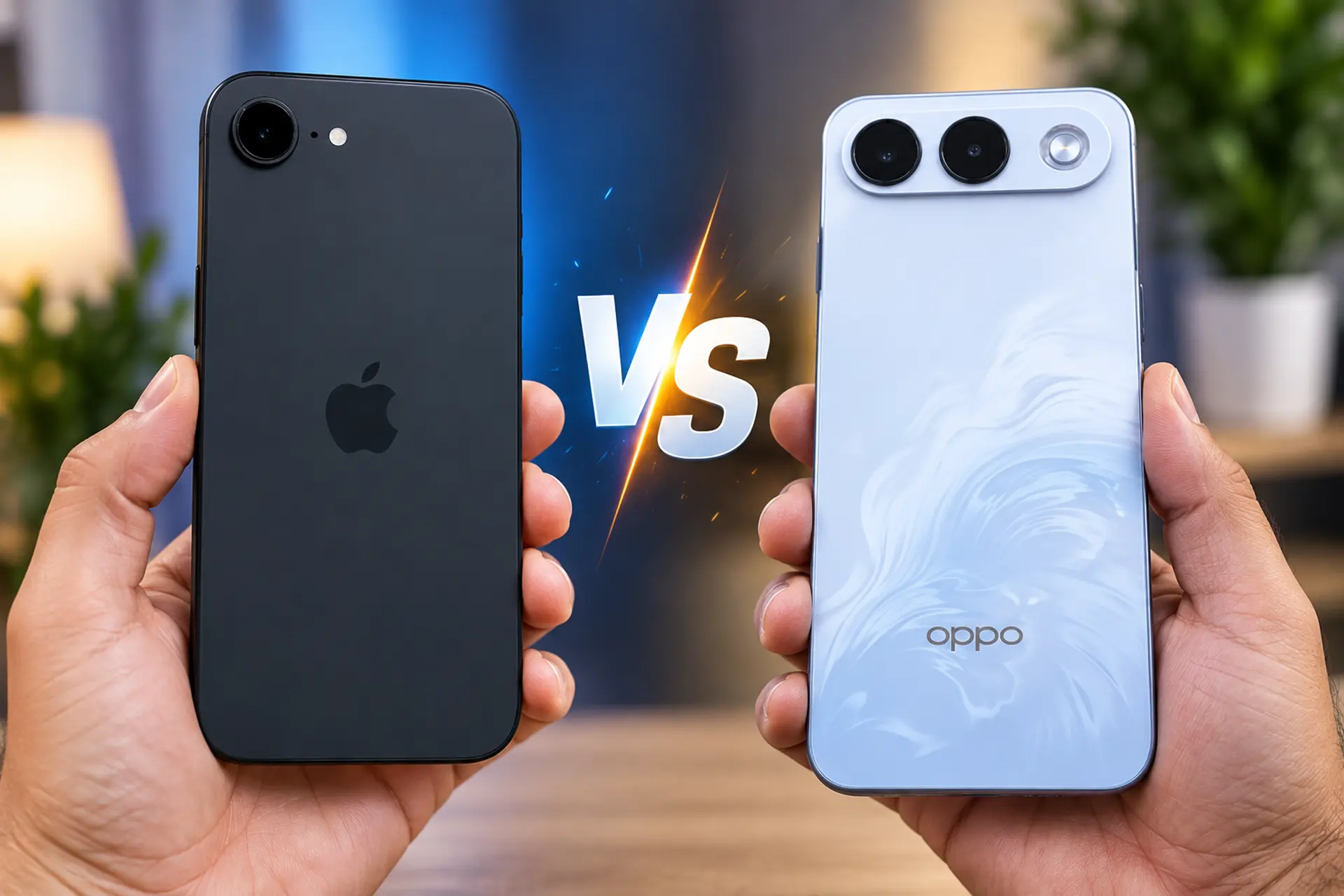 So sánh OPPO A7 Pro và iPhone 16e: Khác biệt giữa smartphone Android pin lớn và iPhone dùng chip A18