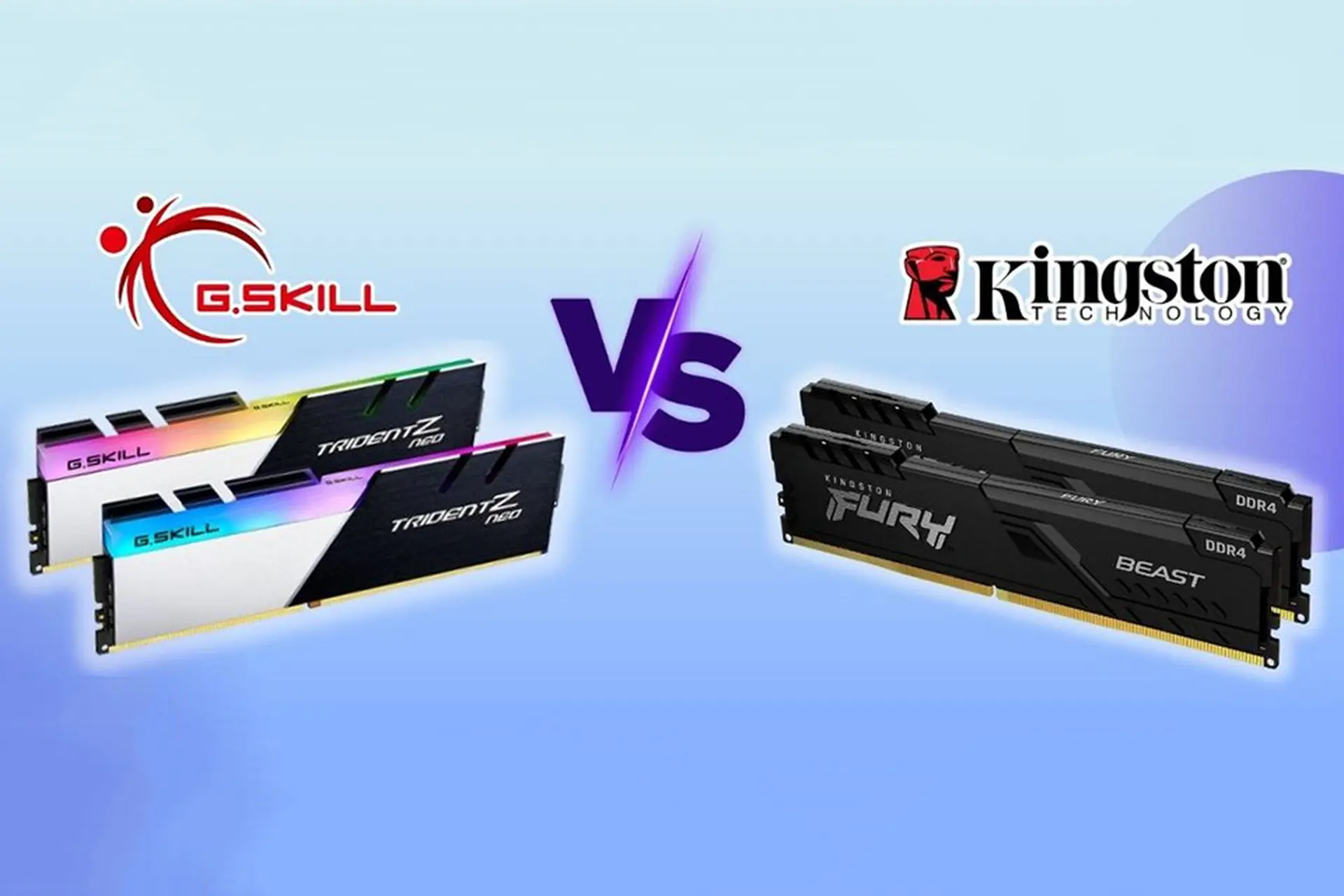 So sánh RAM Kingston và G.Skill chi tiết 2025: Nên chọn loại nào phù hợp nhu cầu?