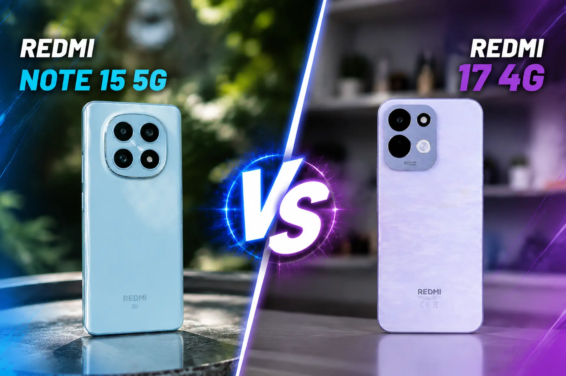 So sánh Redmi 17 vs Redmi Note 15 5G: Đâu là lựa chọn đáng mua hơn trong tầm giá 6 - 7 triệu?