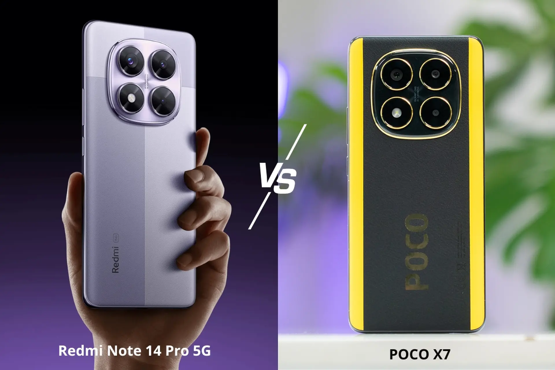 So sánh Redmi Note 14 Pro 5G và POCO X7: Nhiều điểm tương đồng, nhưng POCO X7 mới là lựa chọn đáng tiền