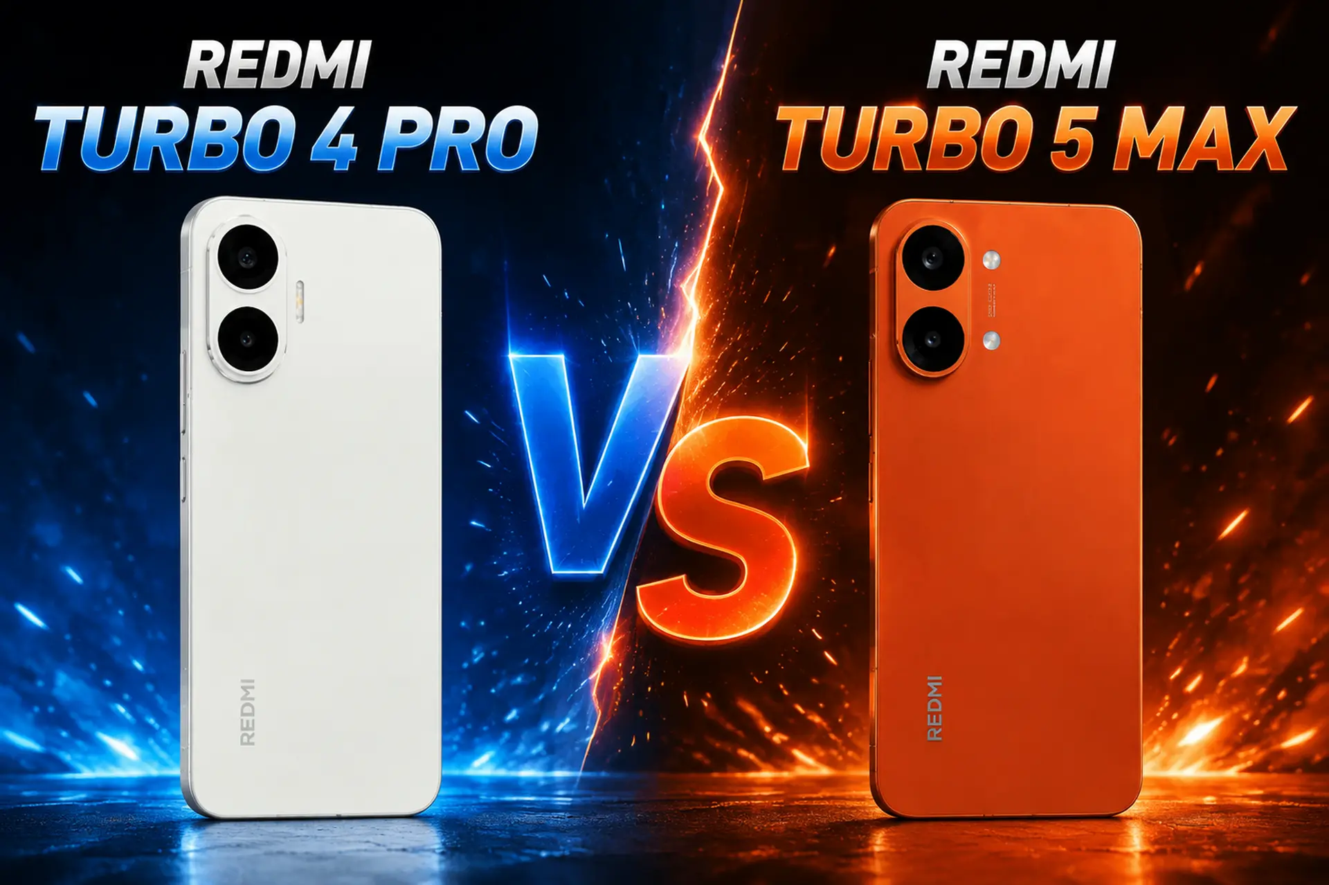 So sánh Redmi Turbo 4 Pro và Redmi Turbo 5 Max: Model nào đáng cân nhắc hơn? 