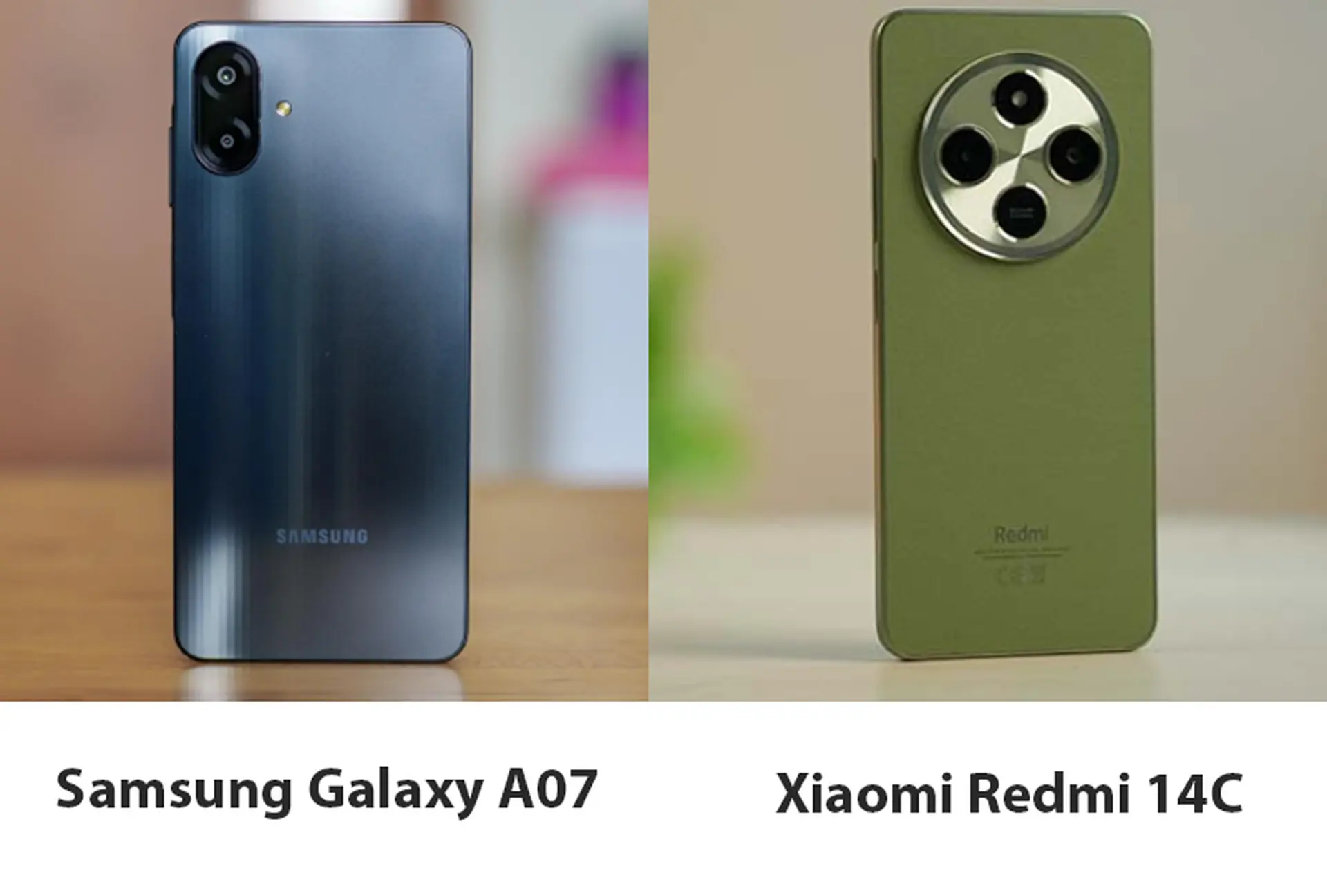 So sánh Samsung A07 và Xiaomi Redmi 14C: Lựa chọn nào tối ưu trong tầm giá?
