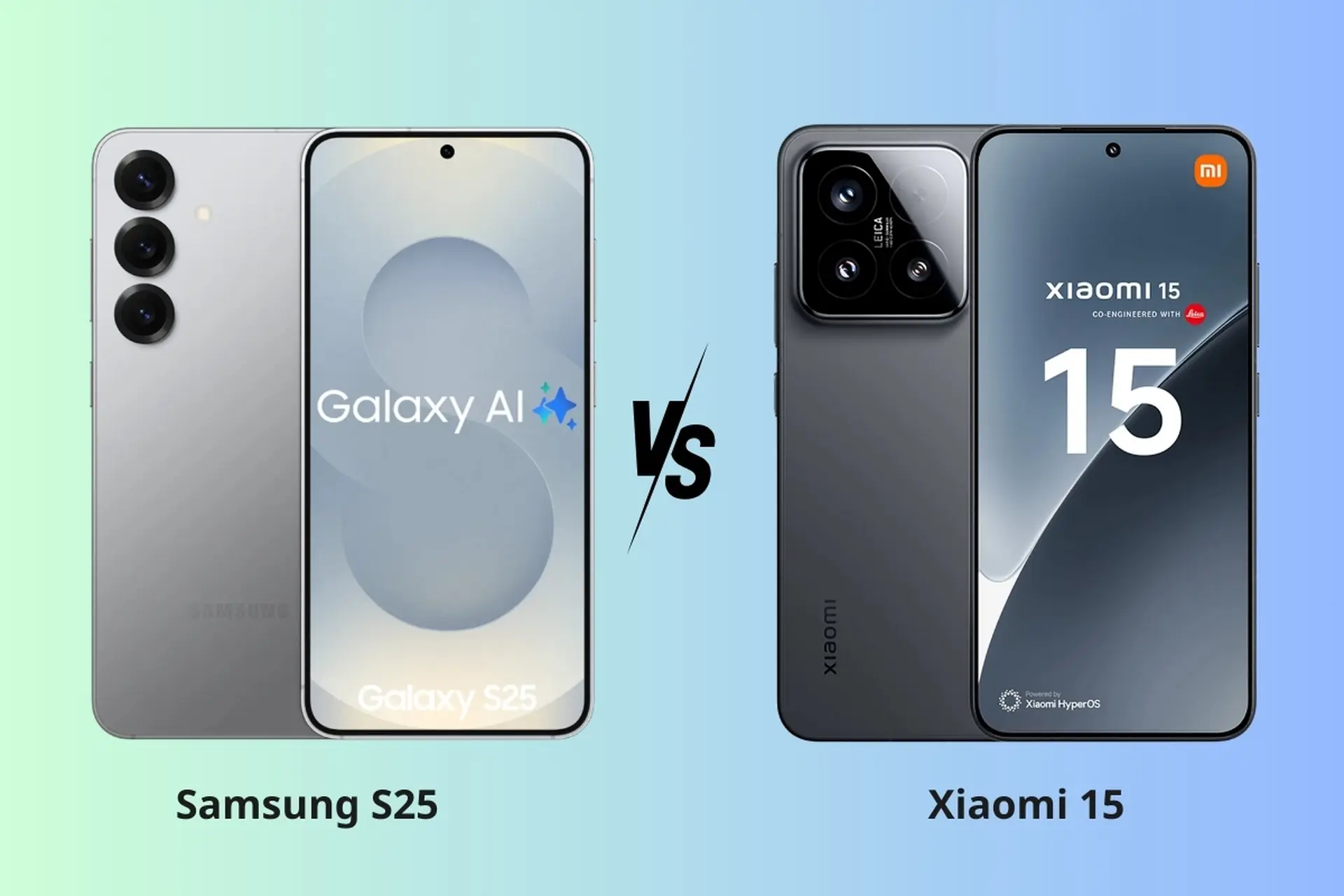 So sánh Samsung S25 và Xiaomi 15 chi tiết: Tầm giá 18tr, nên mua máy nào?