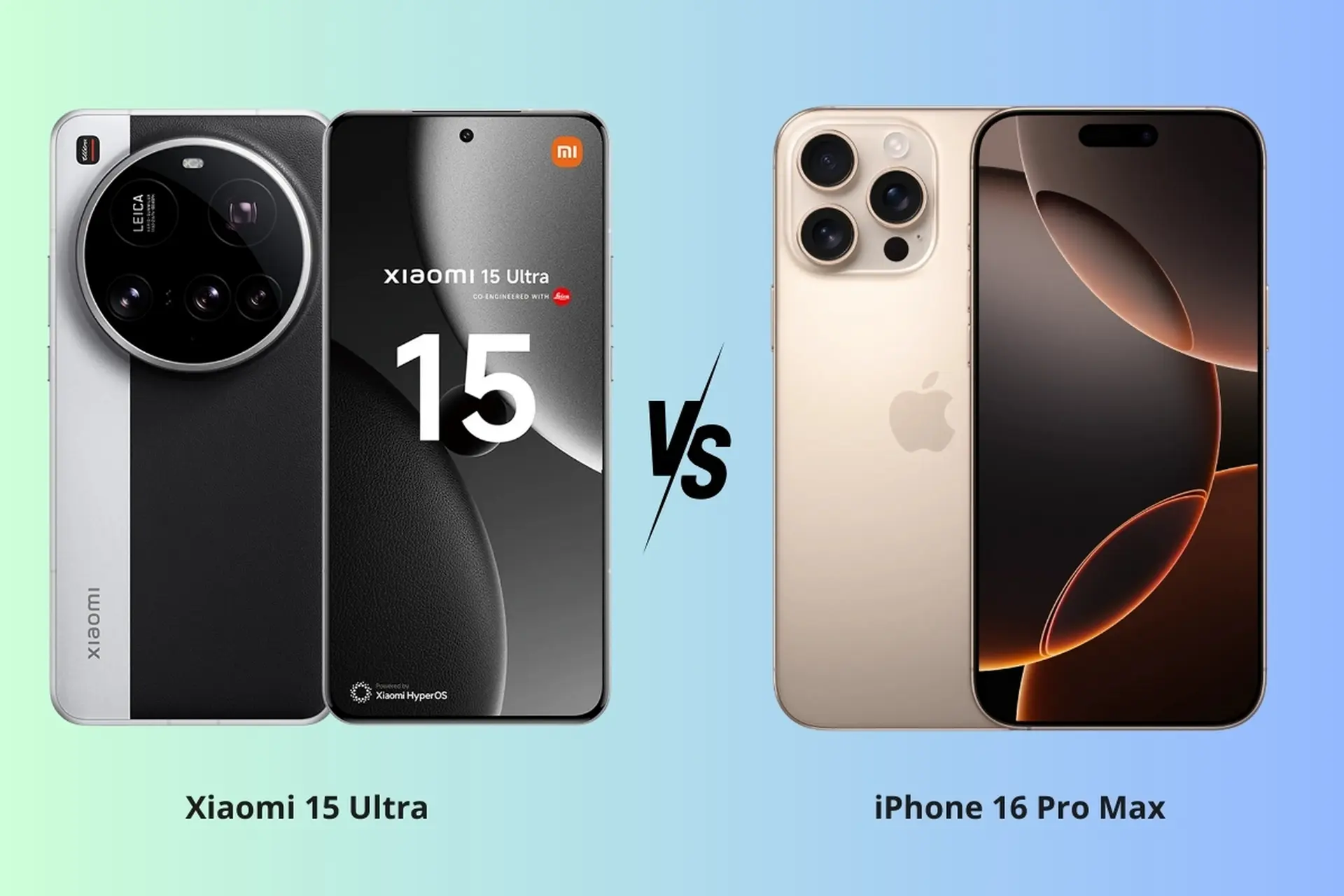 So sánh Xiaomi 15 Ultra và iPhone 16 Pro Max: Lựa chọn nào đáng mua hơn?