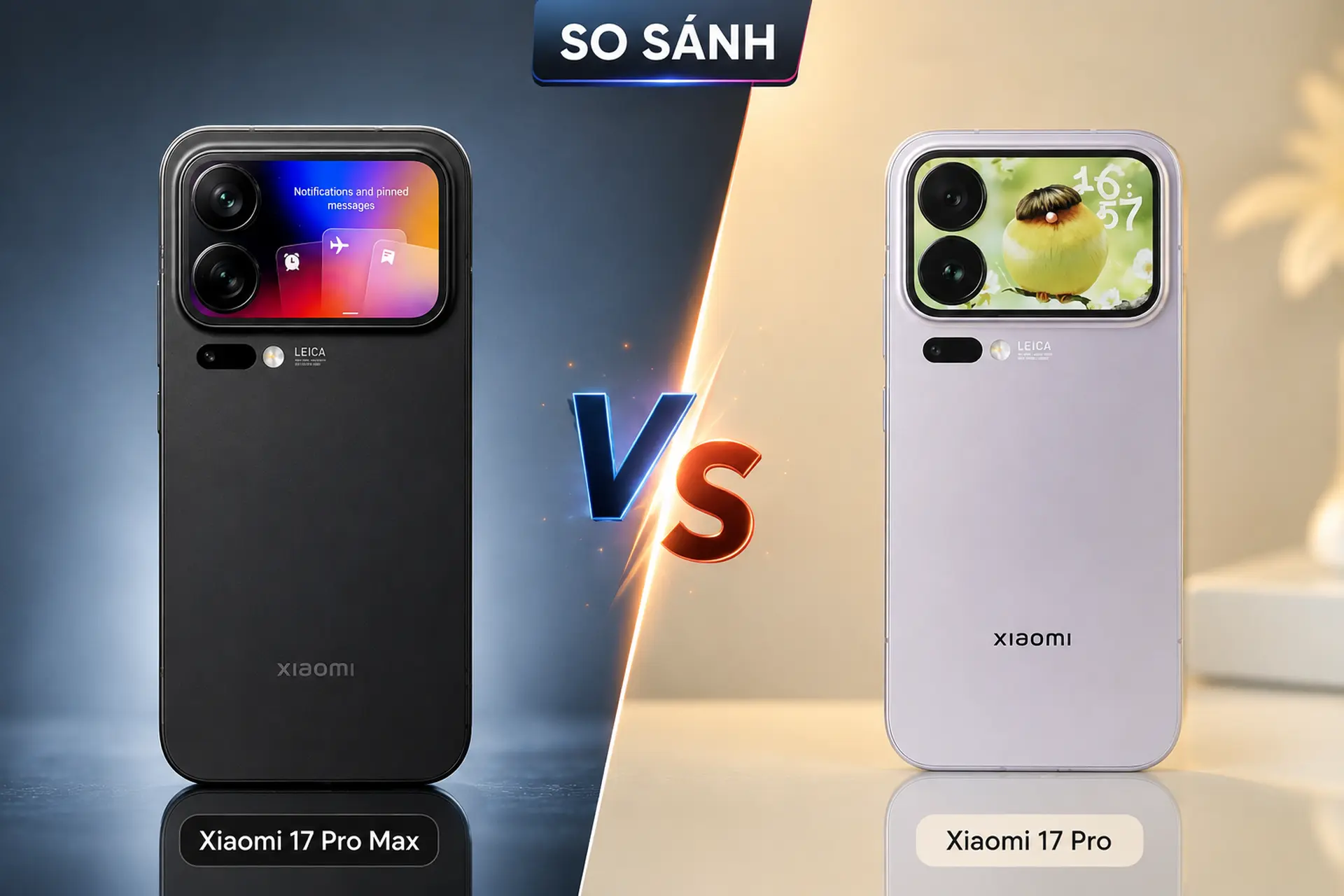 So sánh Xiaomi 17 Pro và Xiaomi 17 Pro Max: Đâu là phiên bản đáng chọn hơn?