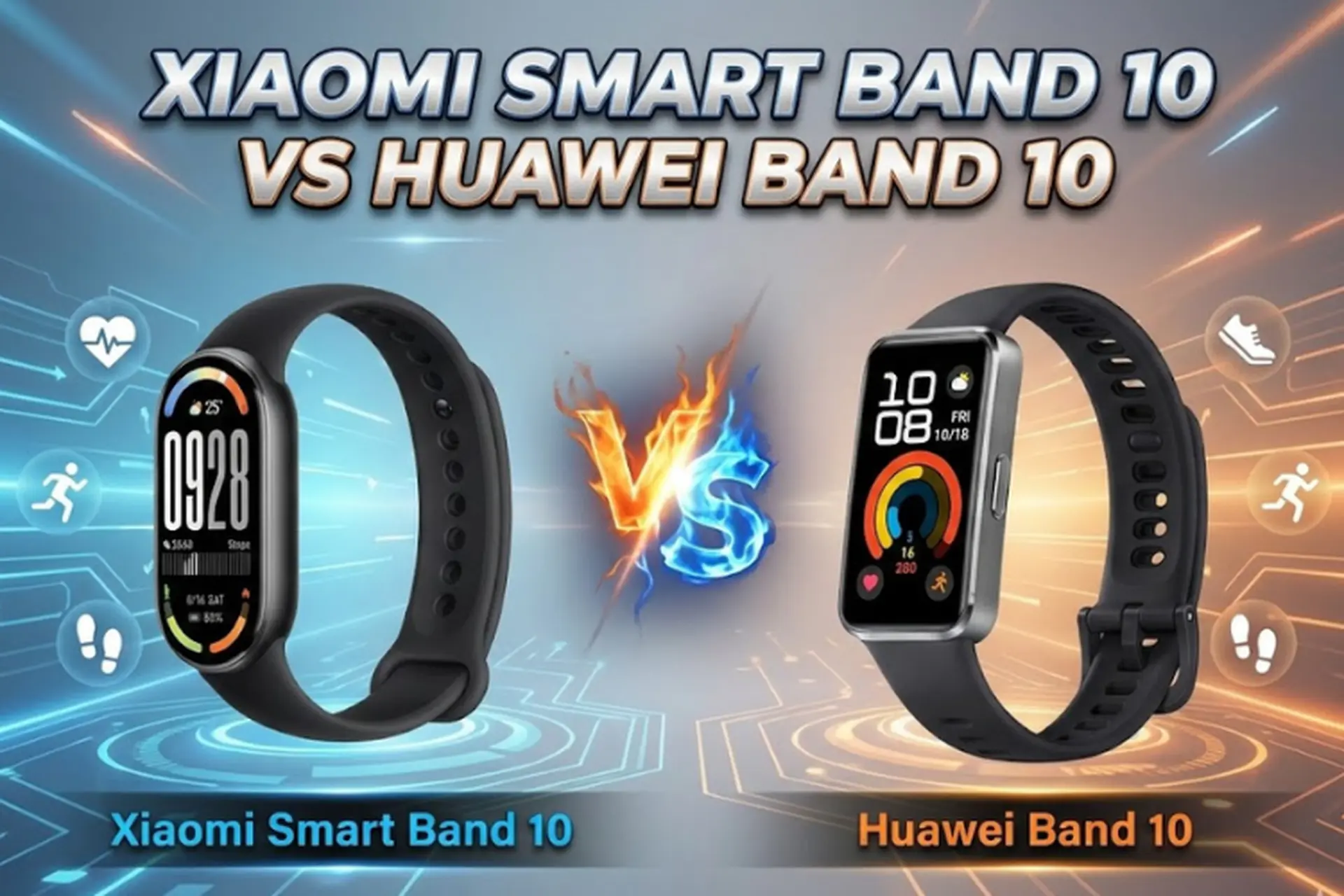 So sánh Xiaomi Smart Band 10 và Huawei Band 10: Đánh giá chi tiết từng điểm nổi bật của hai thiết bị