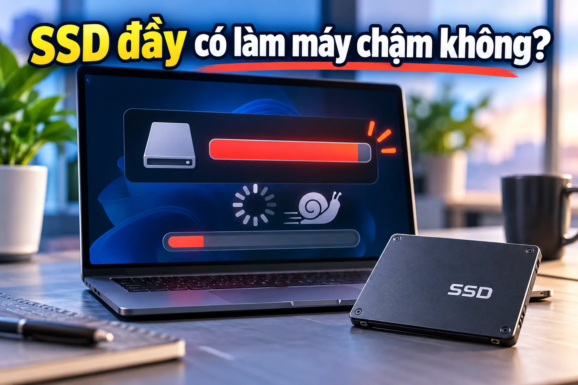SSD đầy có làm máy chậm không? Những ảnh hưởng đến hiệu suất và cách khắc phục